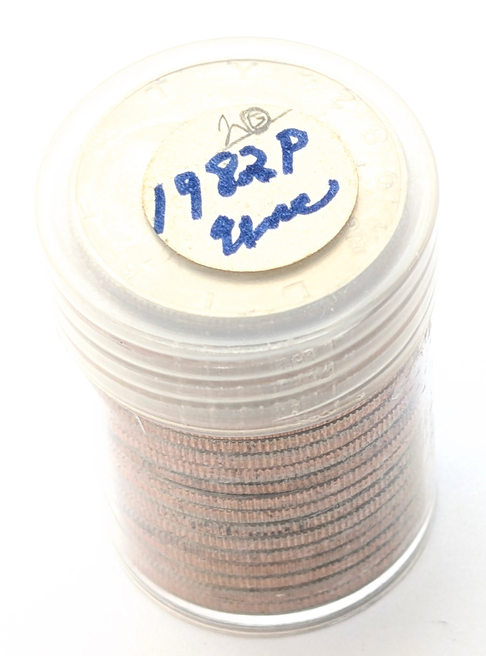 Tube of 20 Uncirculated 1982-P John F Kennedy Half Dollars - 4