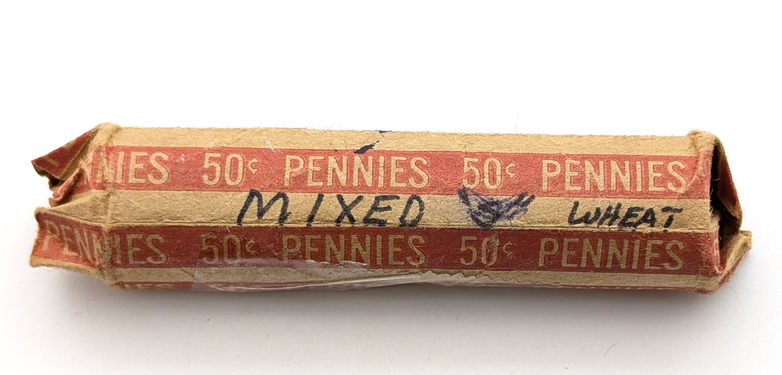 Roll of 50 Mixed Dates Wheat Cents - 3