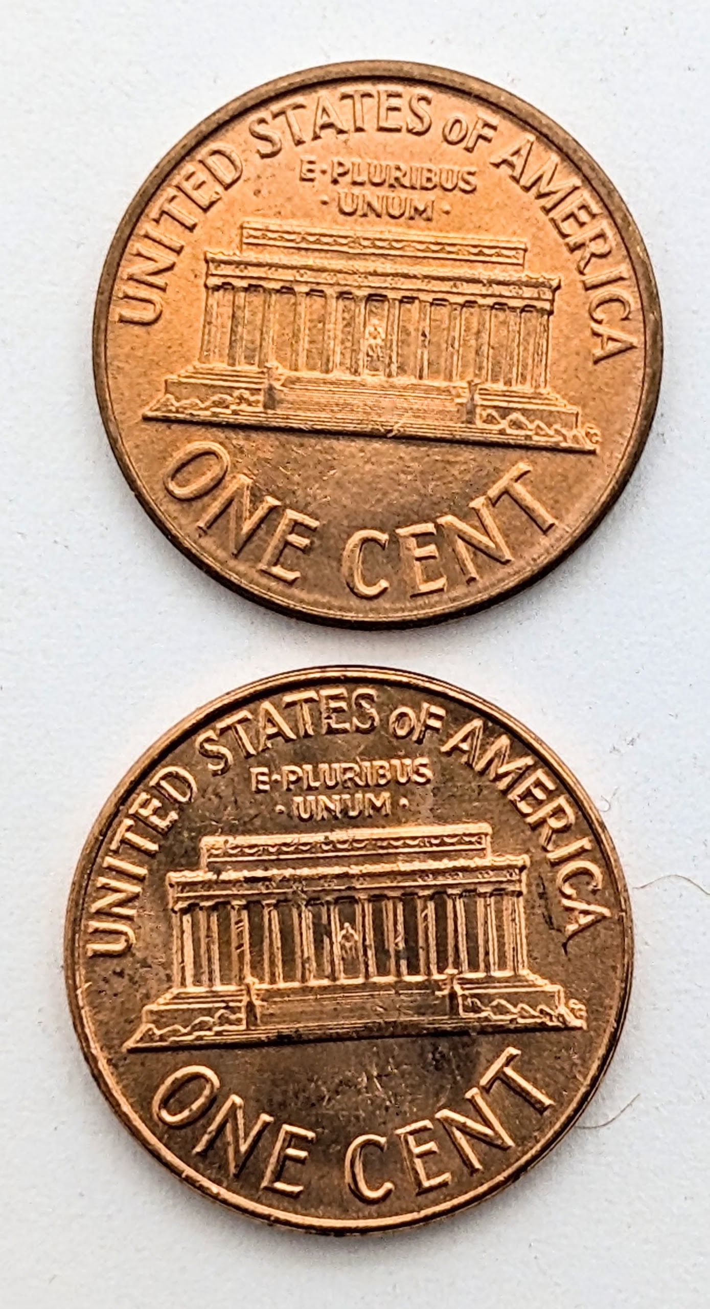 Lot of 2 Tubes of 50 (each) Uncirculated Lincoln Cents - 1960-D, 1964 - 3