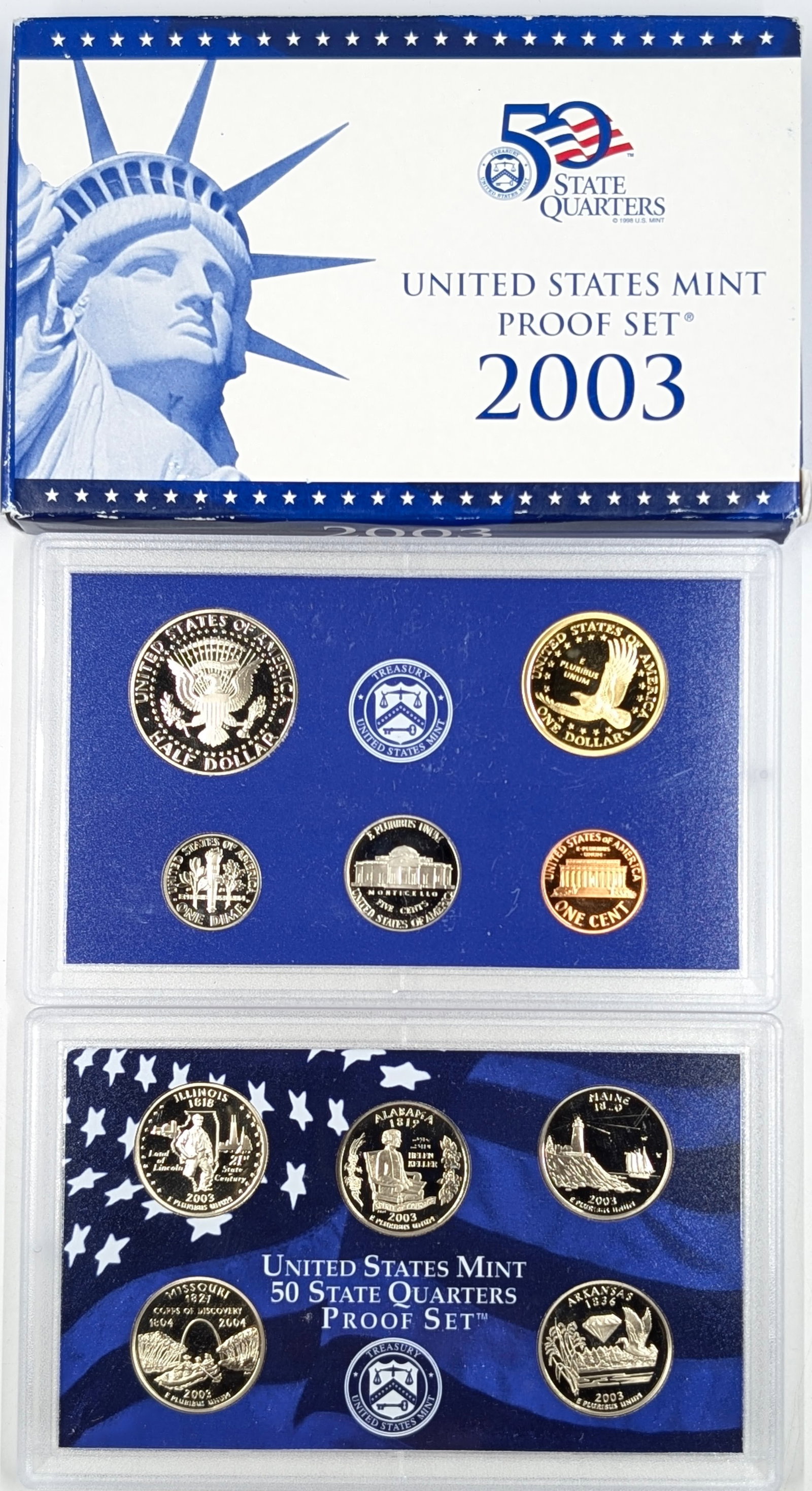 2003 US Mint Proof Set w/ COA - 2