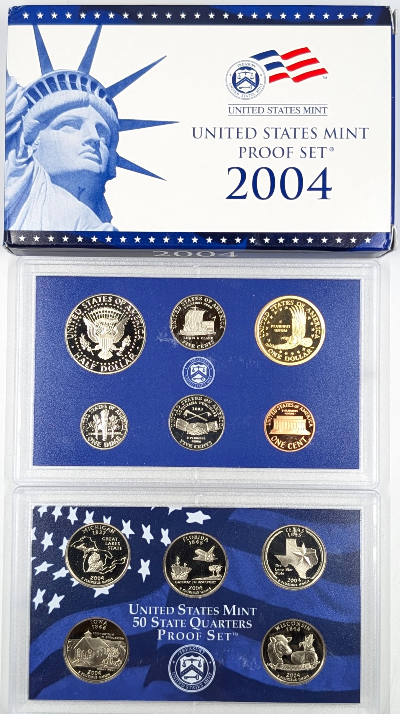 2004 US Mint Proof Set w/ COA - 2