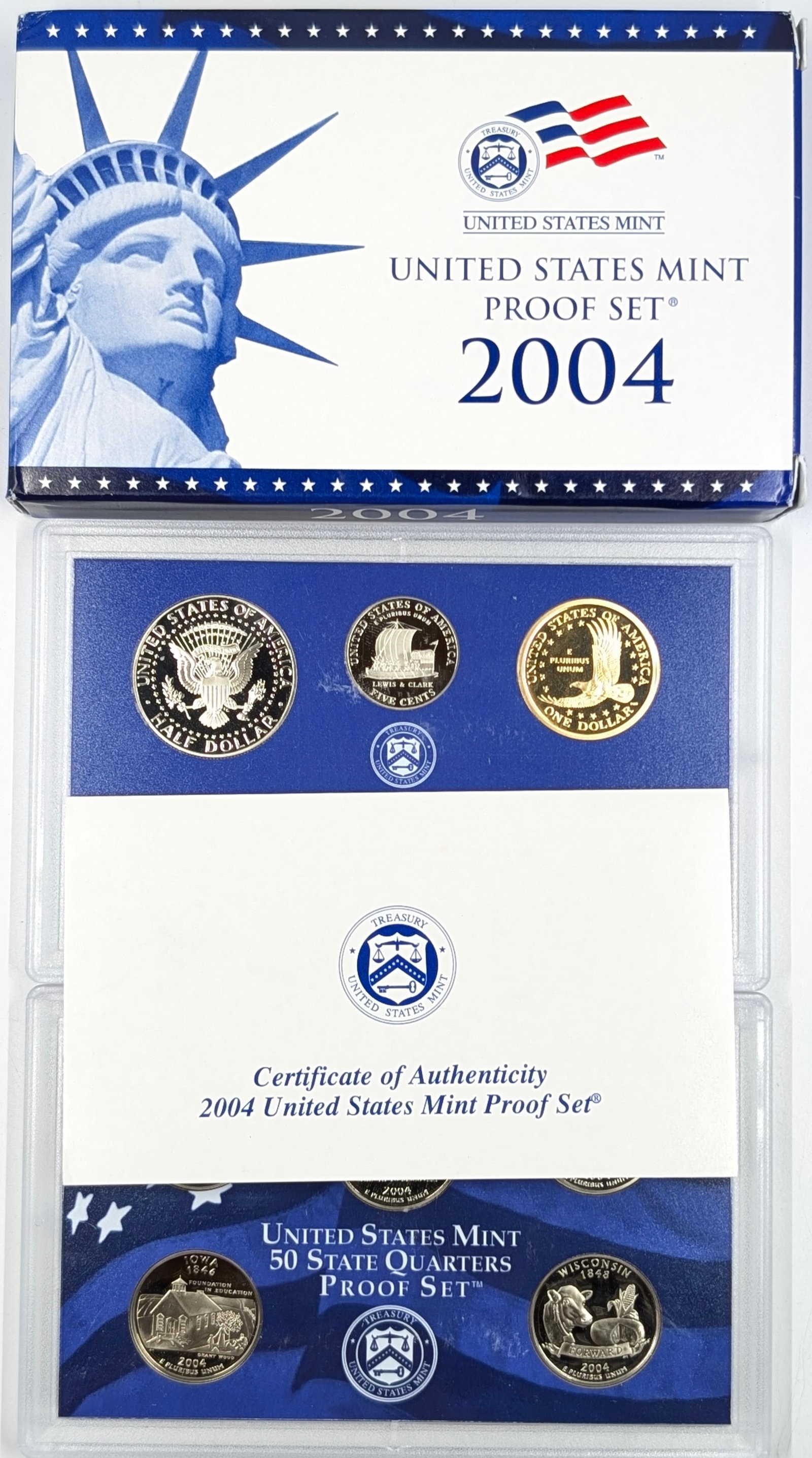 2004 US Mint Proof Set w/ COA - 3