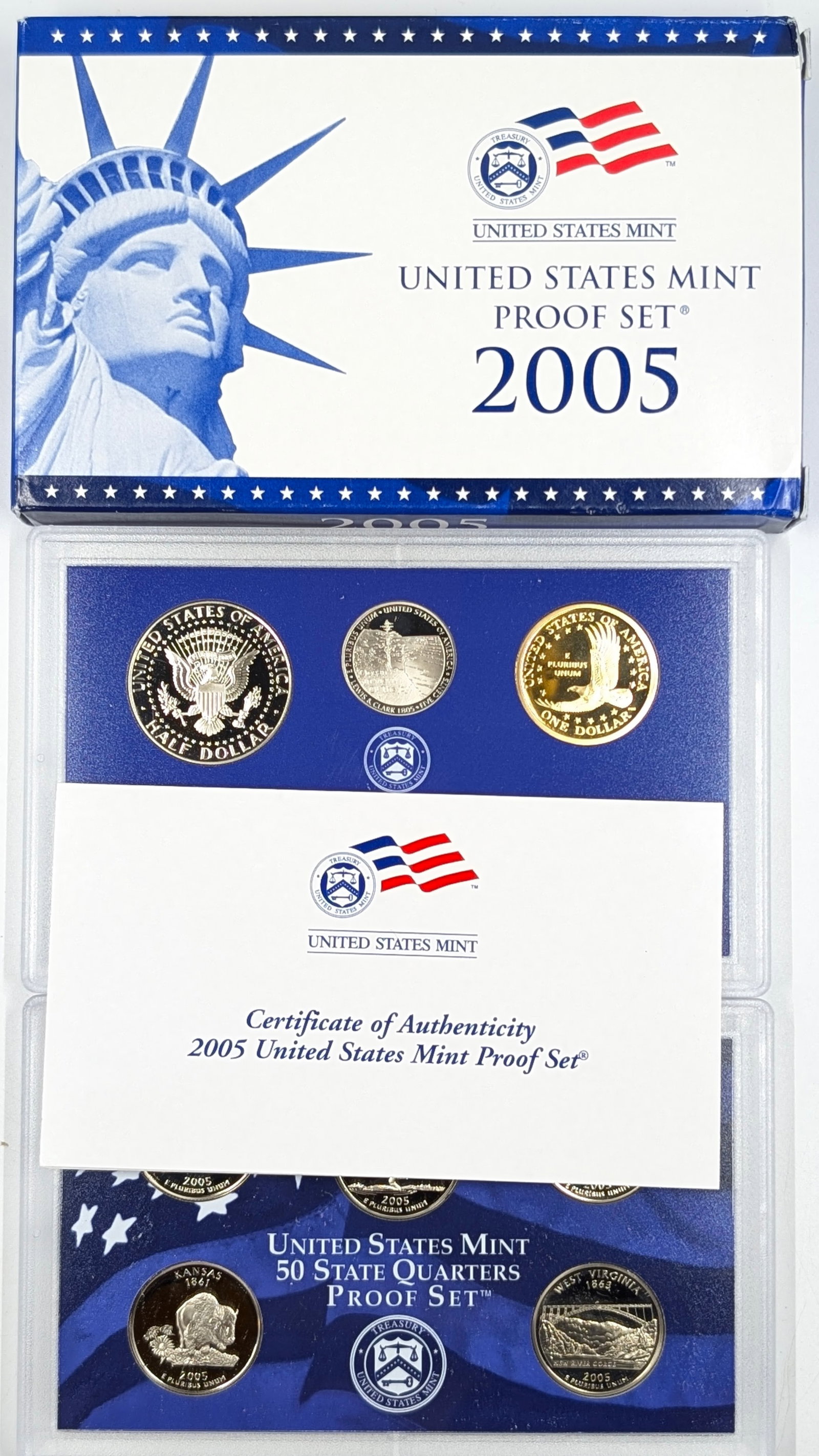 2005 US Mint Proof Set w/ COA - 3