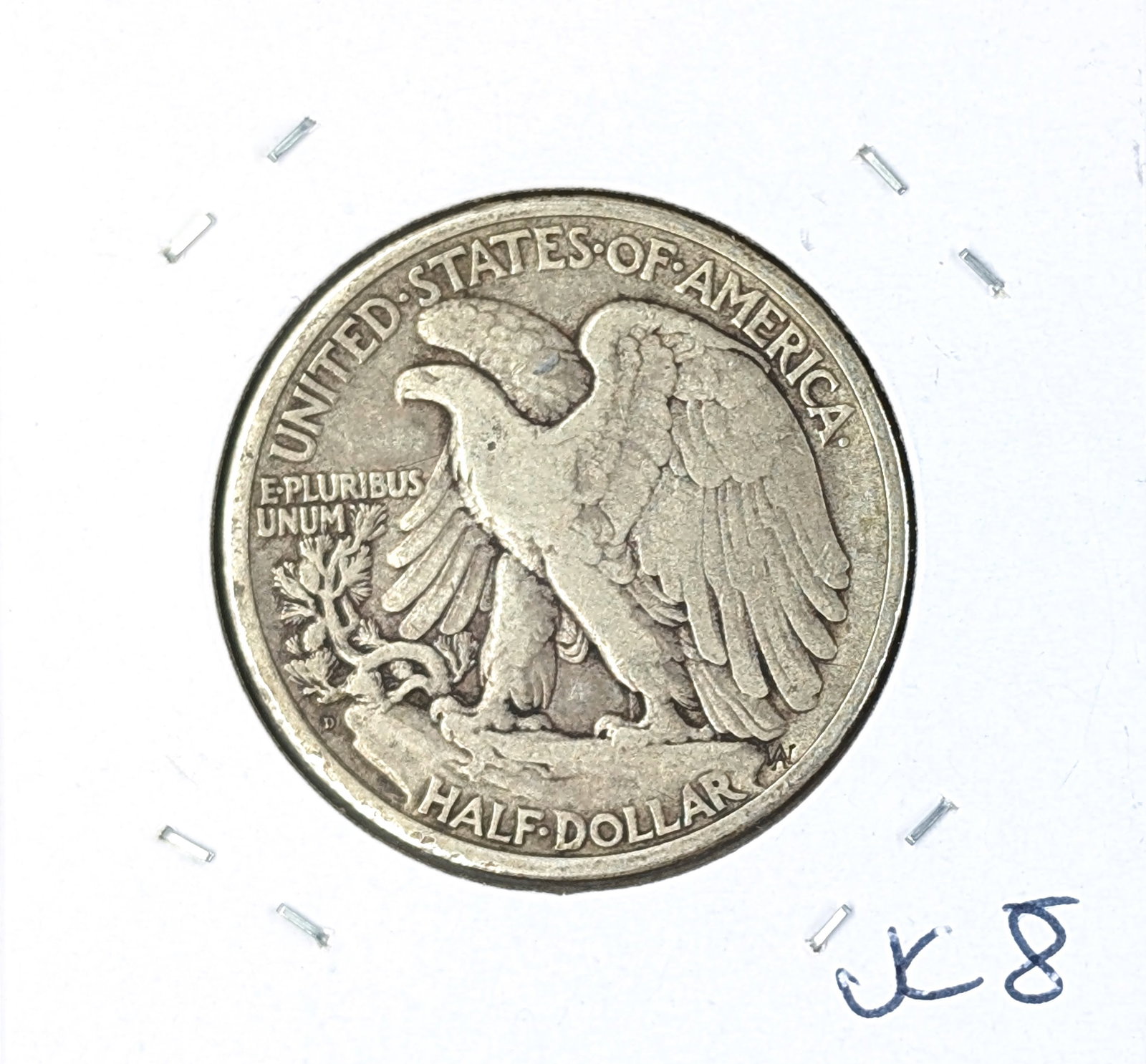 1934-D Silver Walking Liberty Half Dollar - 2