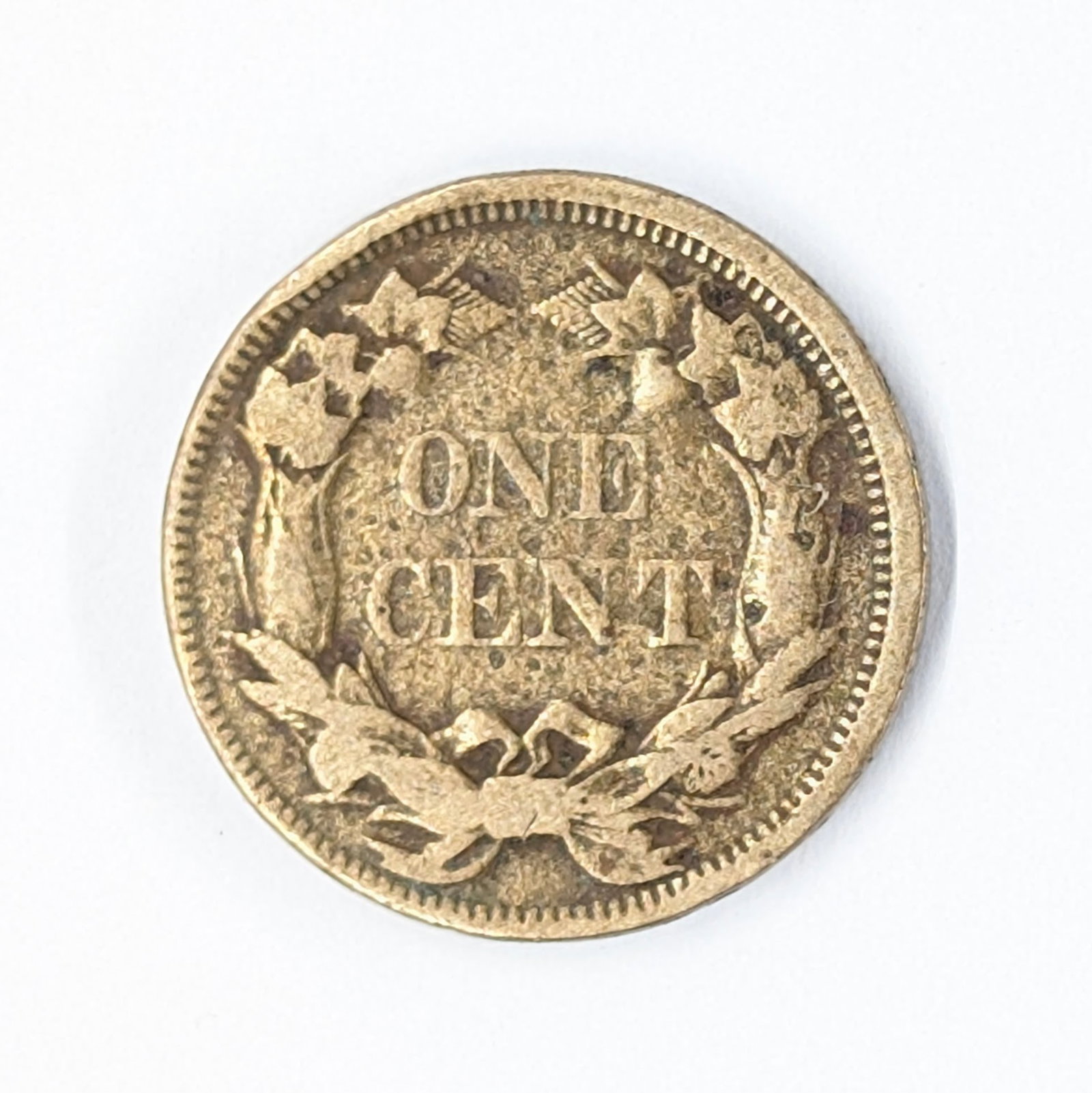 1858 Flying Cent - Small Letters - 2