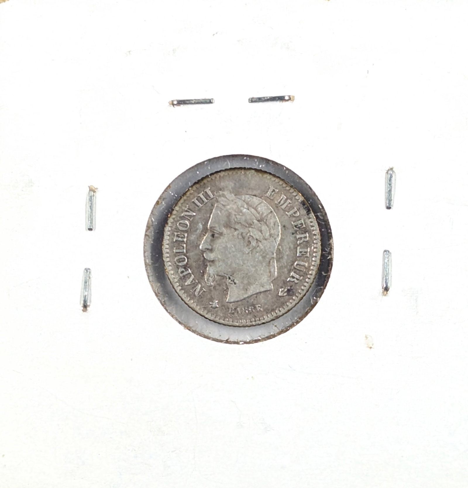1967-A Silver French 20 Centimes - 2