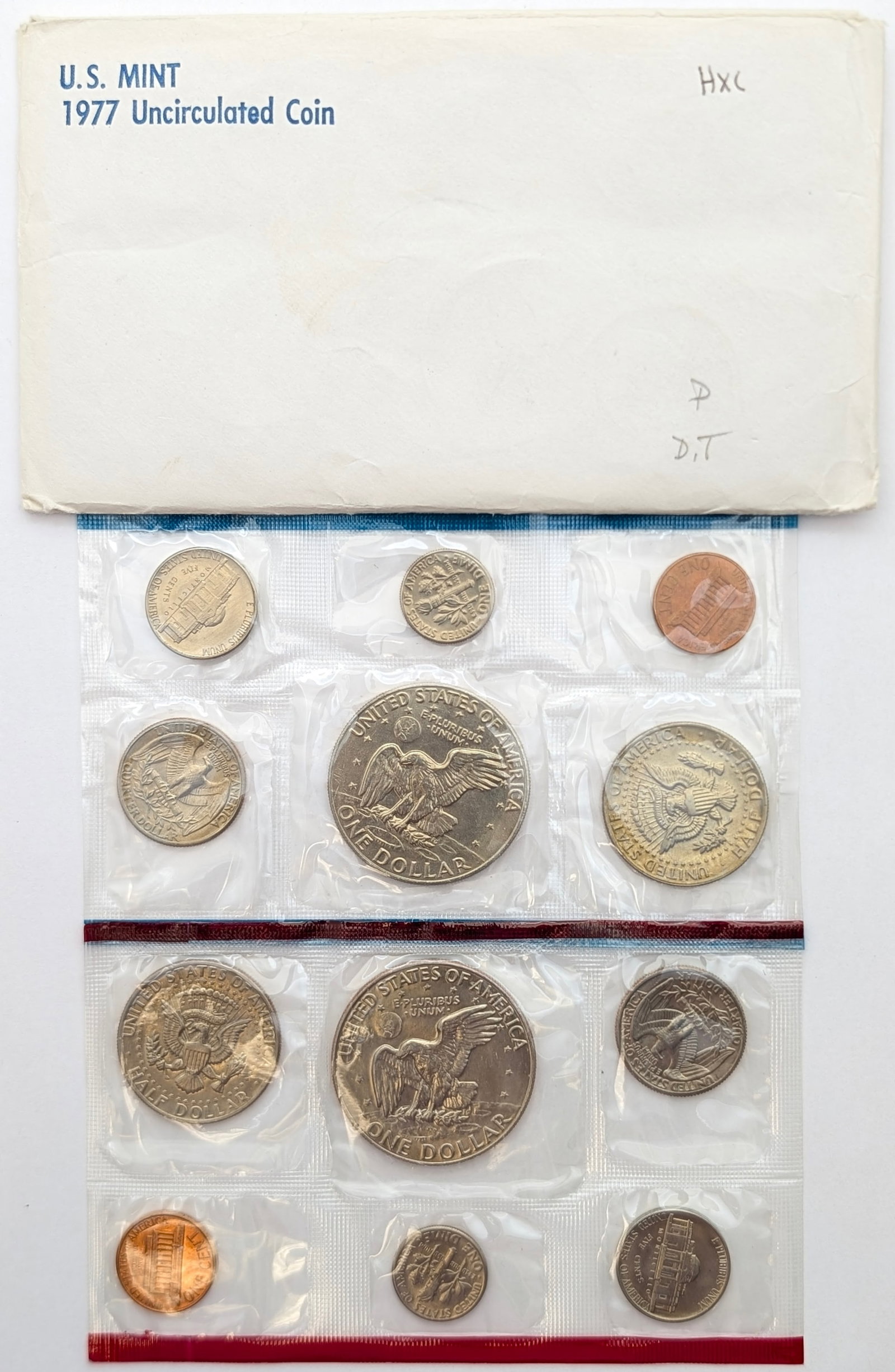 1977 US Mint Uncirculated Coin Set - 2