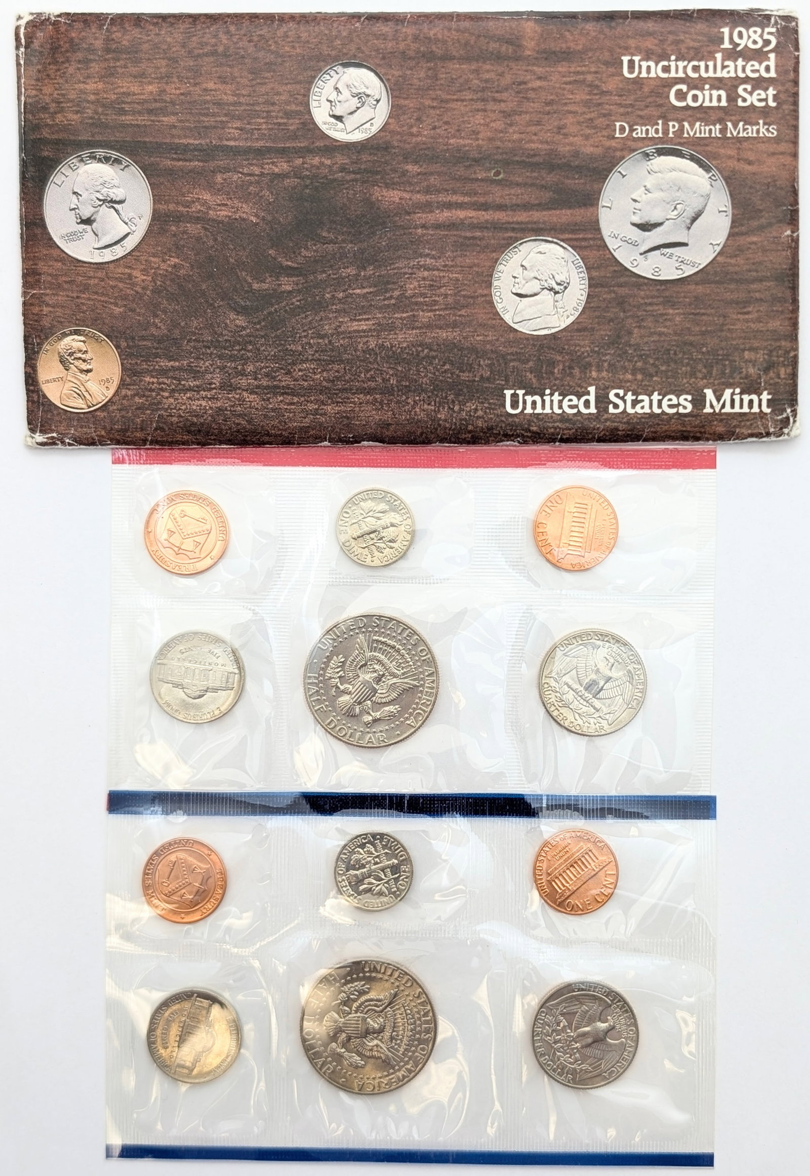 1985 US Mint Uncirculated Coin Set - 2