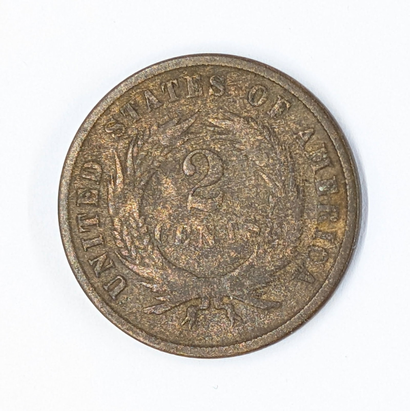 1870 Two Cent Piece - 2