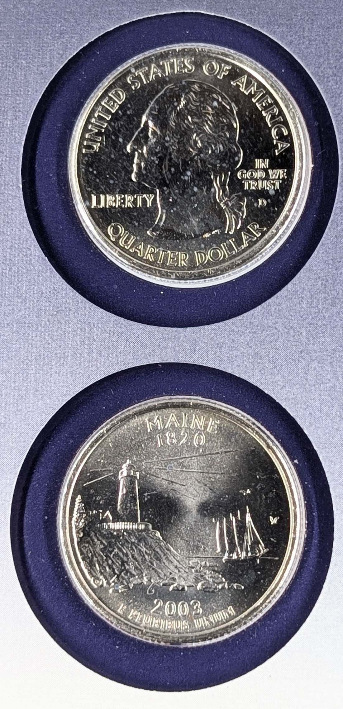 2003 P/D Maine State Quarter Set - 3
