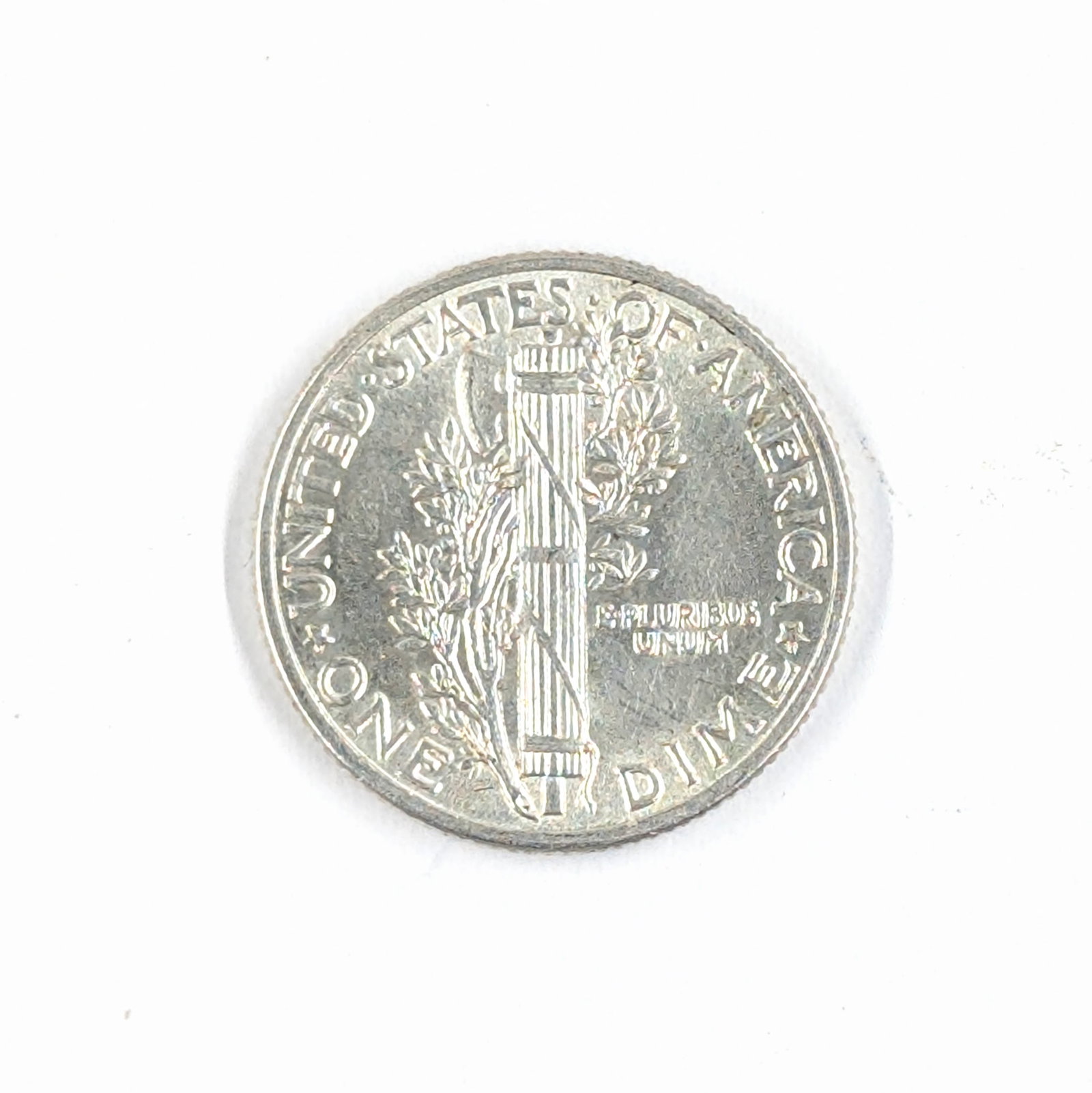 FEATURE 1941 Silver Mercury Dime - Uncirculated, Full Lines - 2