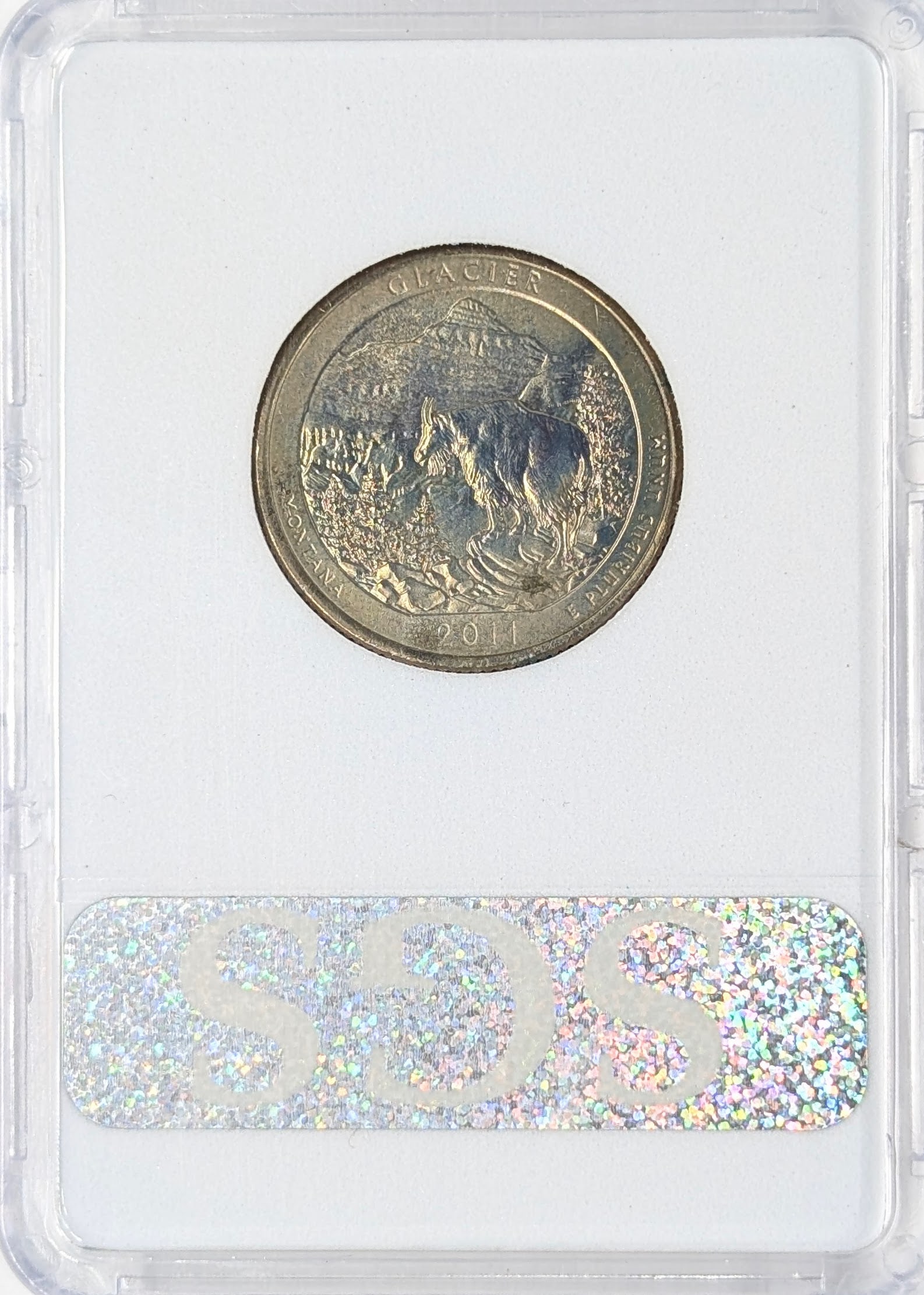SGS 2011-P MS70 America the Beautiful Quarter - Glacier - 2