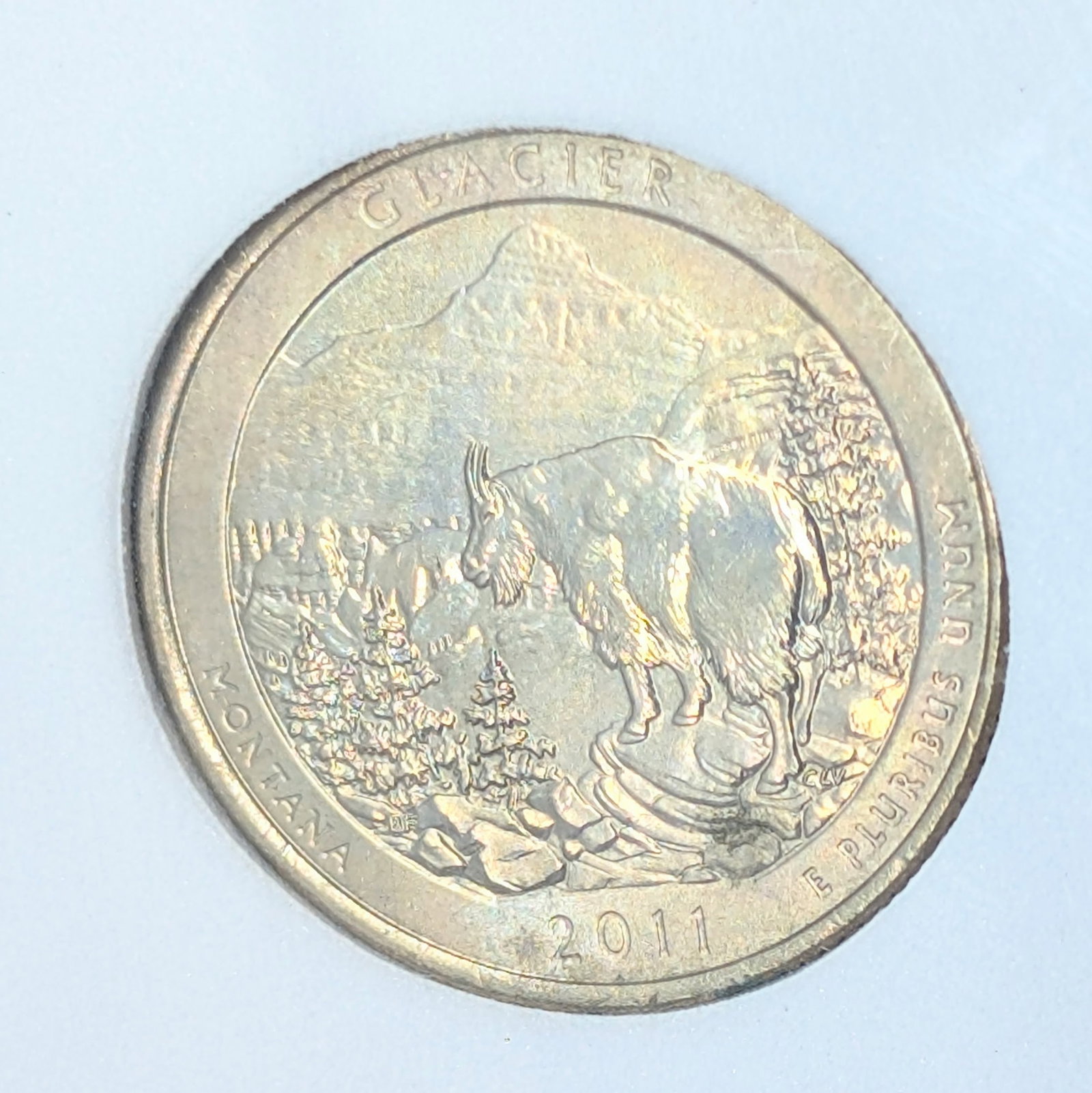 SGS 2011-P MS70 America the Beautiful Quarter - Glacier - 3
