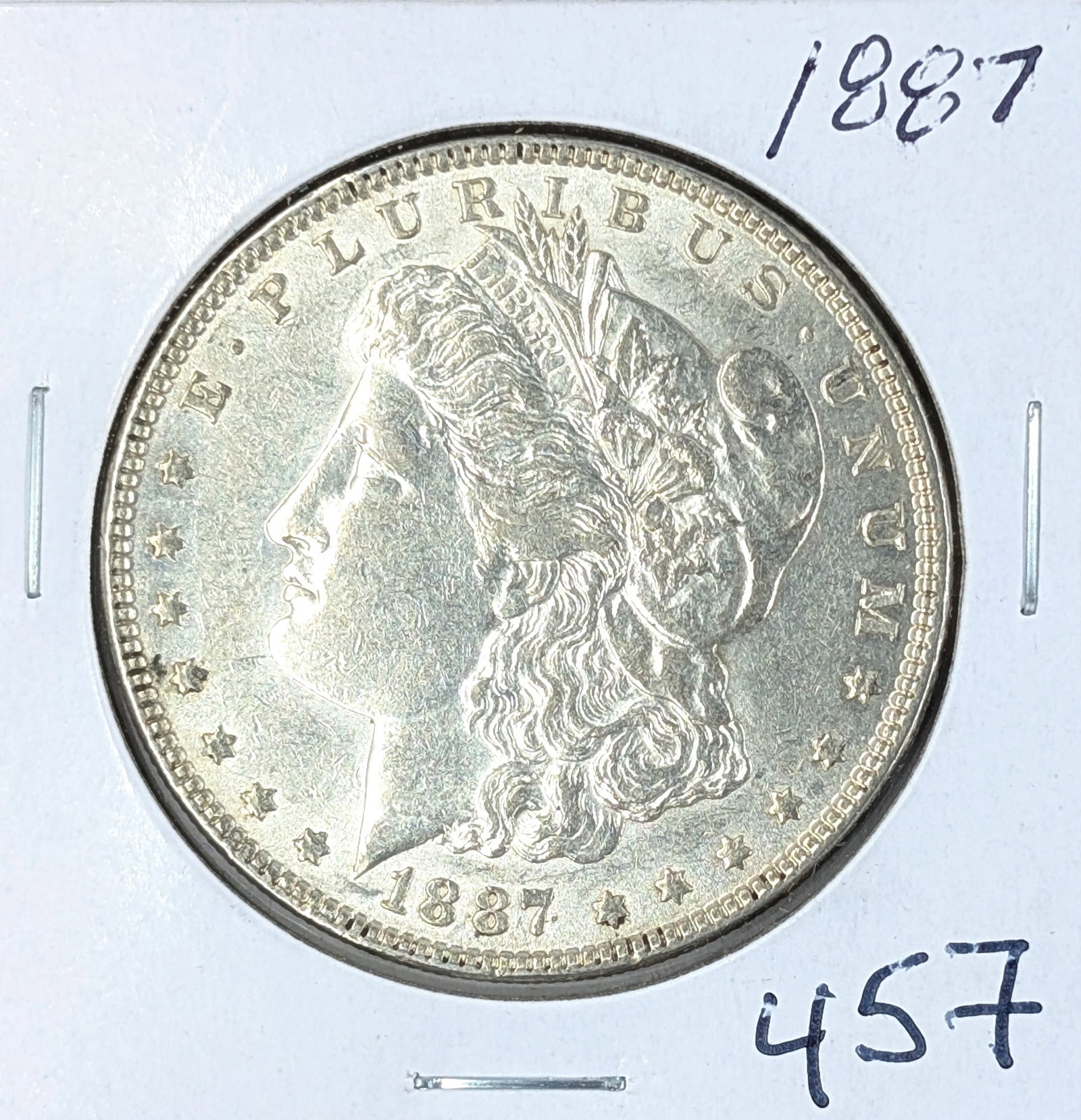 1887 Morgan Silver Dollar - AU (1 of 2)