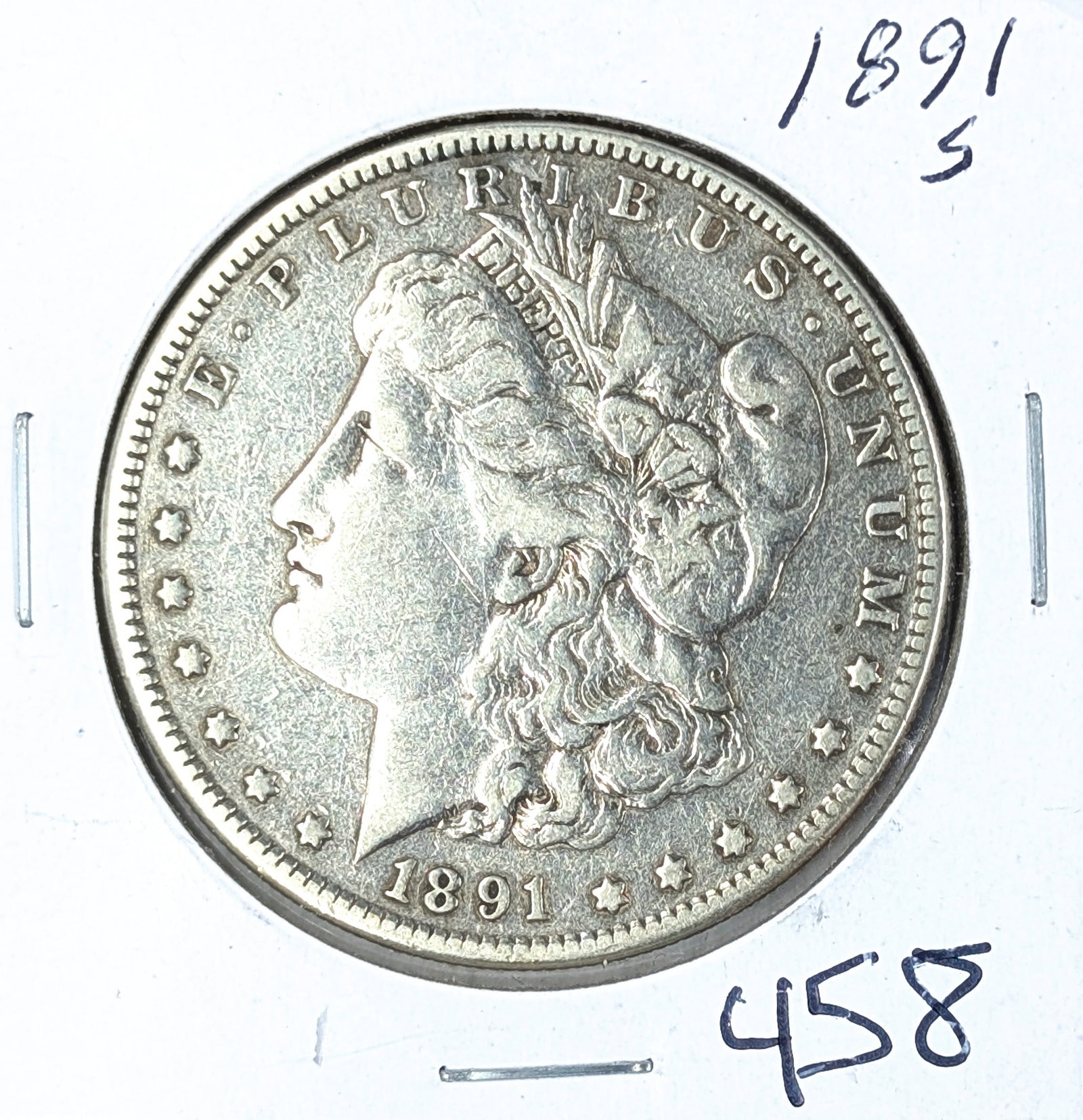 1891 Morgan Silver Dollar (1 of 2)