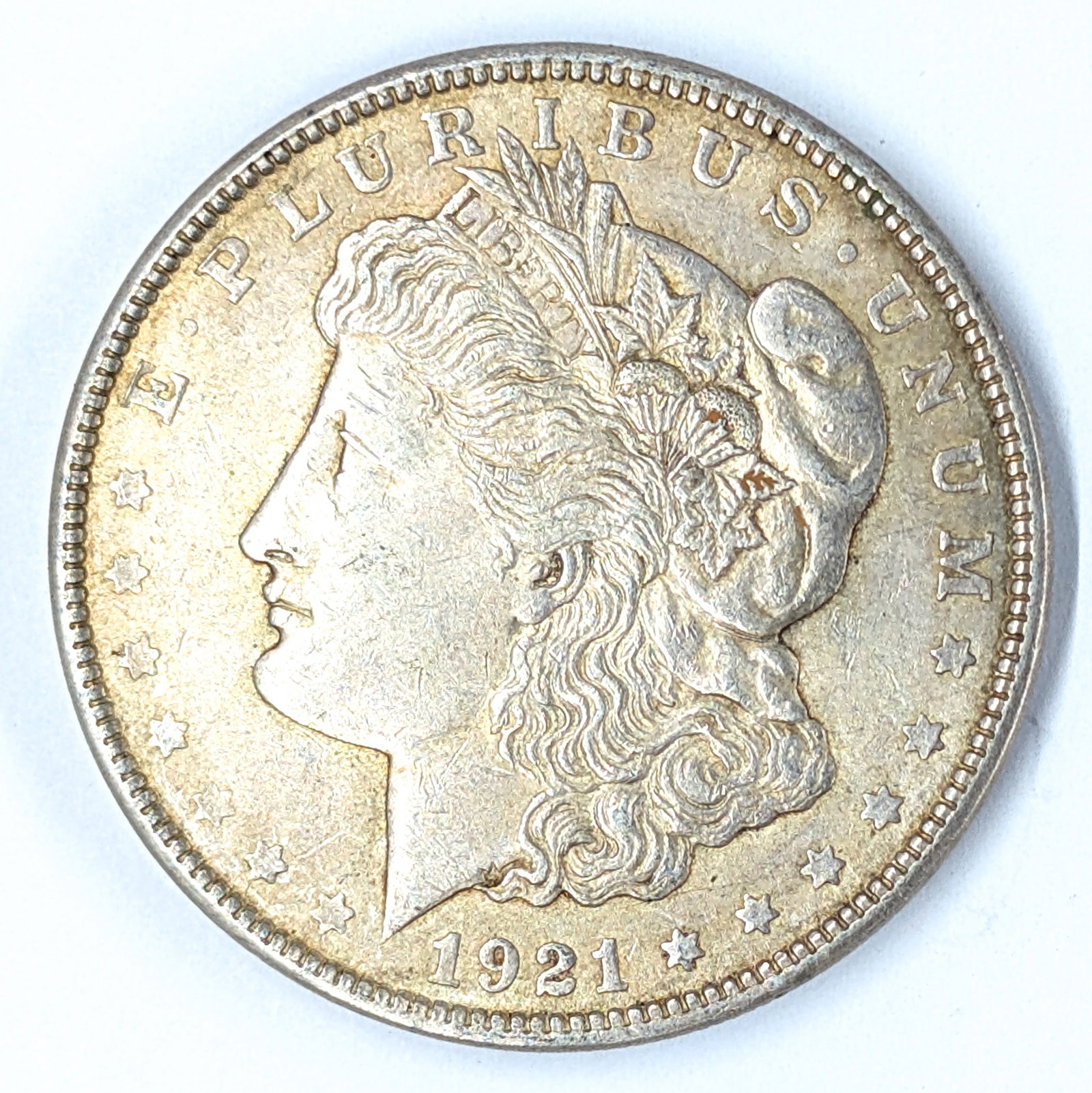 1921 Morgan Silver Dollar - Toned (1 of 2)