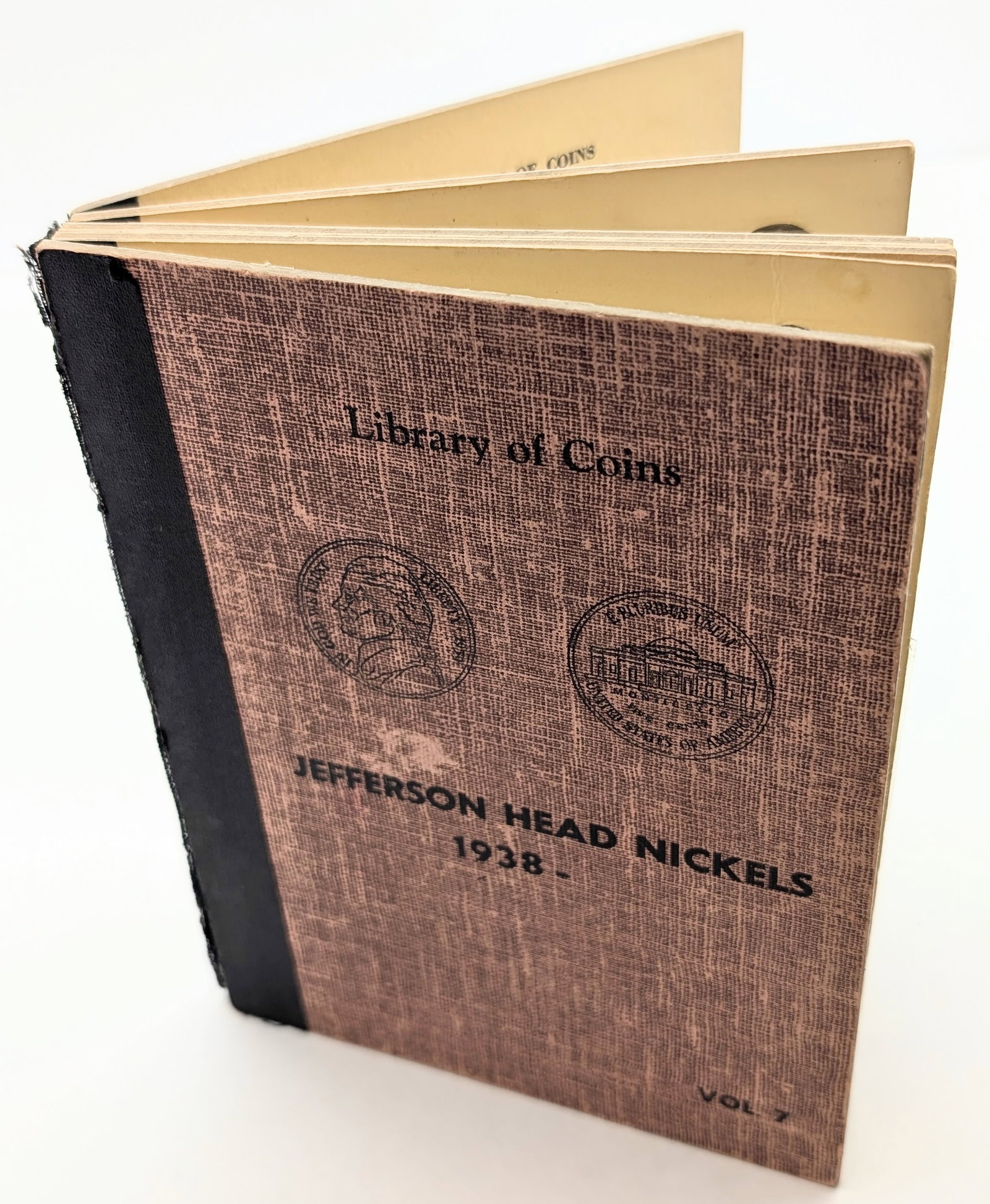 Library of Coins Jefferson Nickels 1938-1965 Book w/ 71 Nickels: Coin