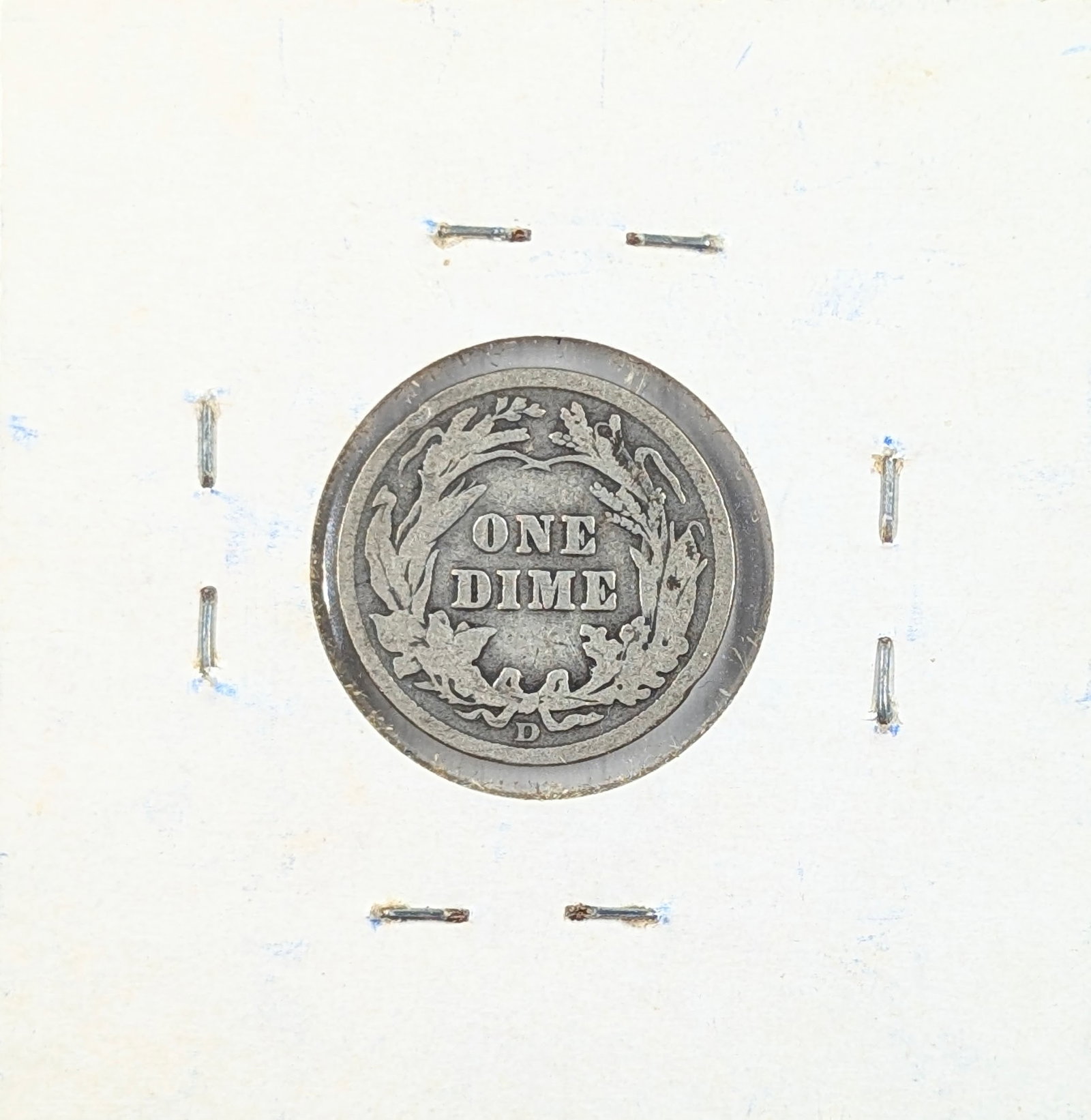 1914-D Silver Barber Dime - 2