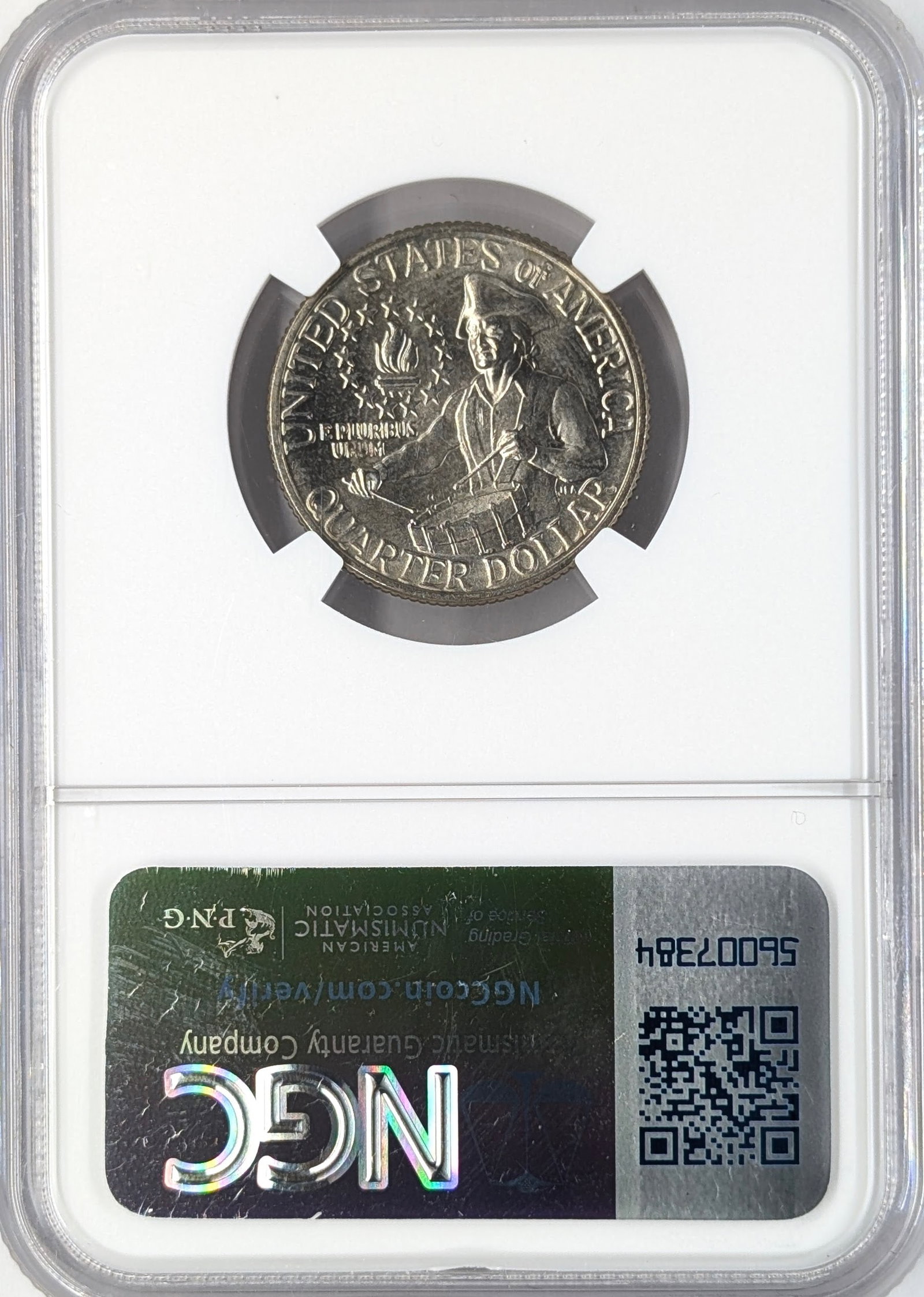 NGC 1976 MS64 Bicentennial Washington Quarter - 2