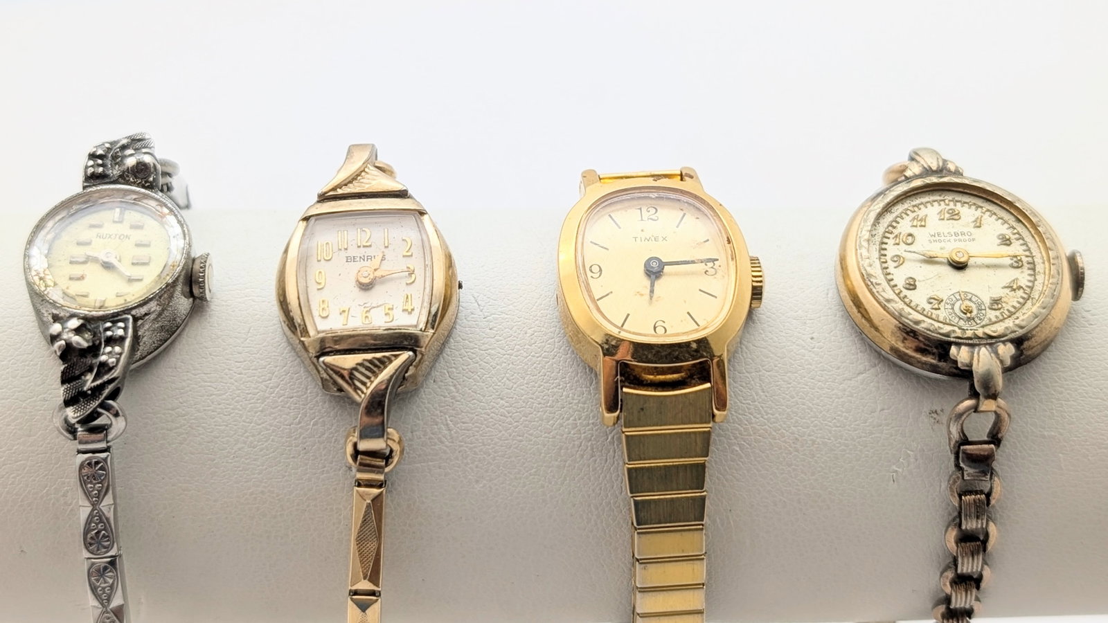 Lot of 4 Ladies Watches w/ Several Gold-filled Bands & Clasps - Parts/Repair - 2