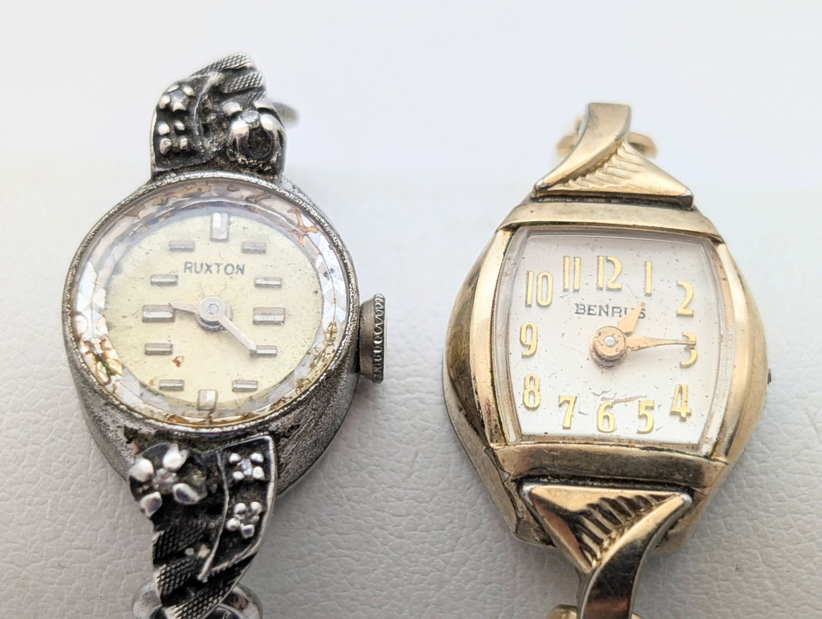 Lot of 4 Ladies Watches w/ Several Gold-filled Bands & Clasps - Parts/Repair - 3