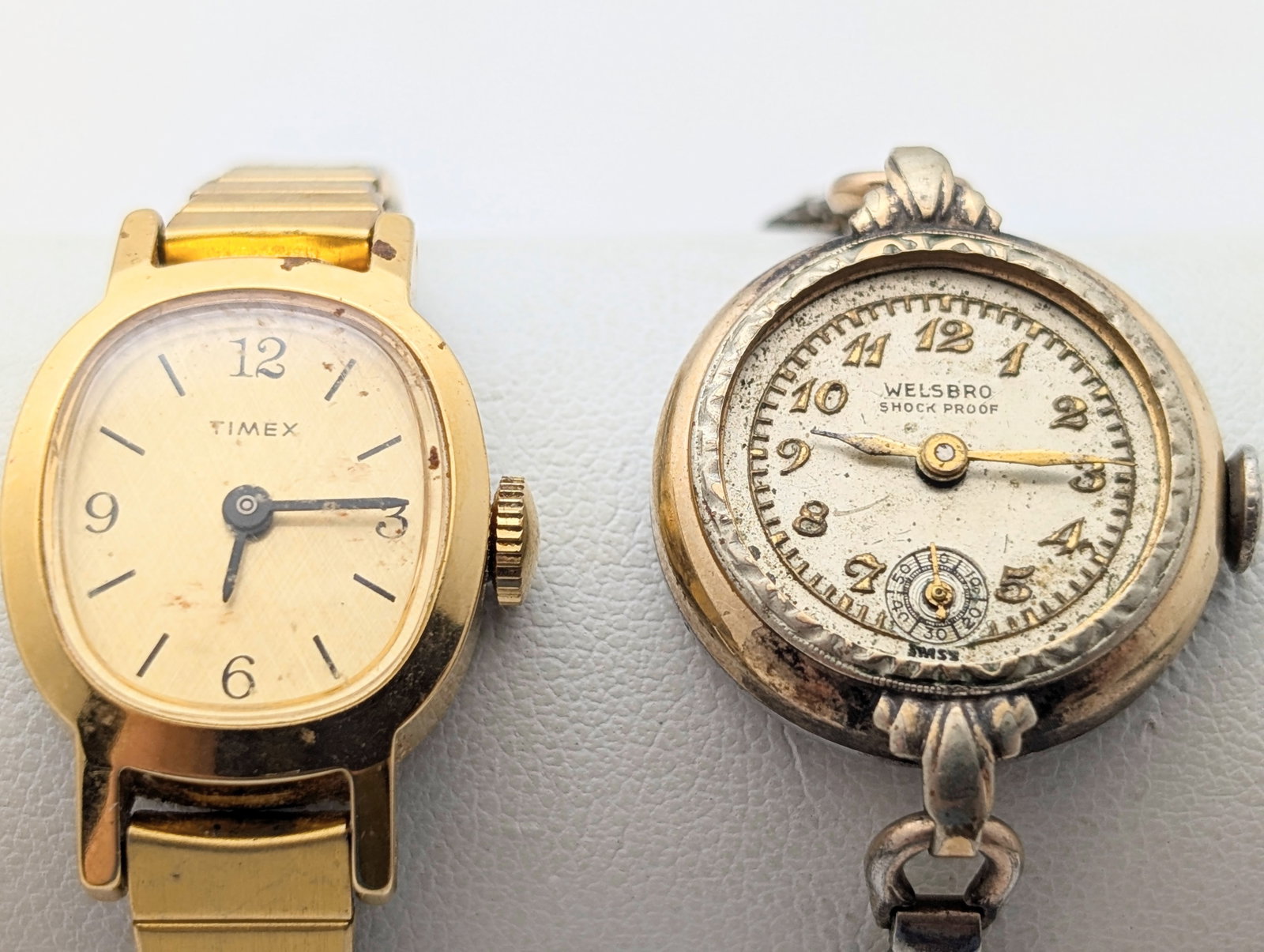Lot of 4 Ladies Watches w/ Several Gold-filled Bands & Clasps - Parts/Repair - 4