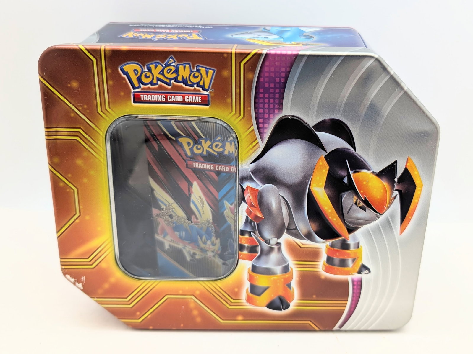 Large Lot of Pokemon Cards, Poison/Burn Condition Markers, Mini Portfolios & Tin - 2