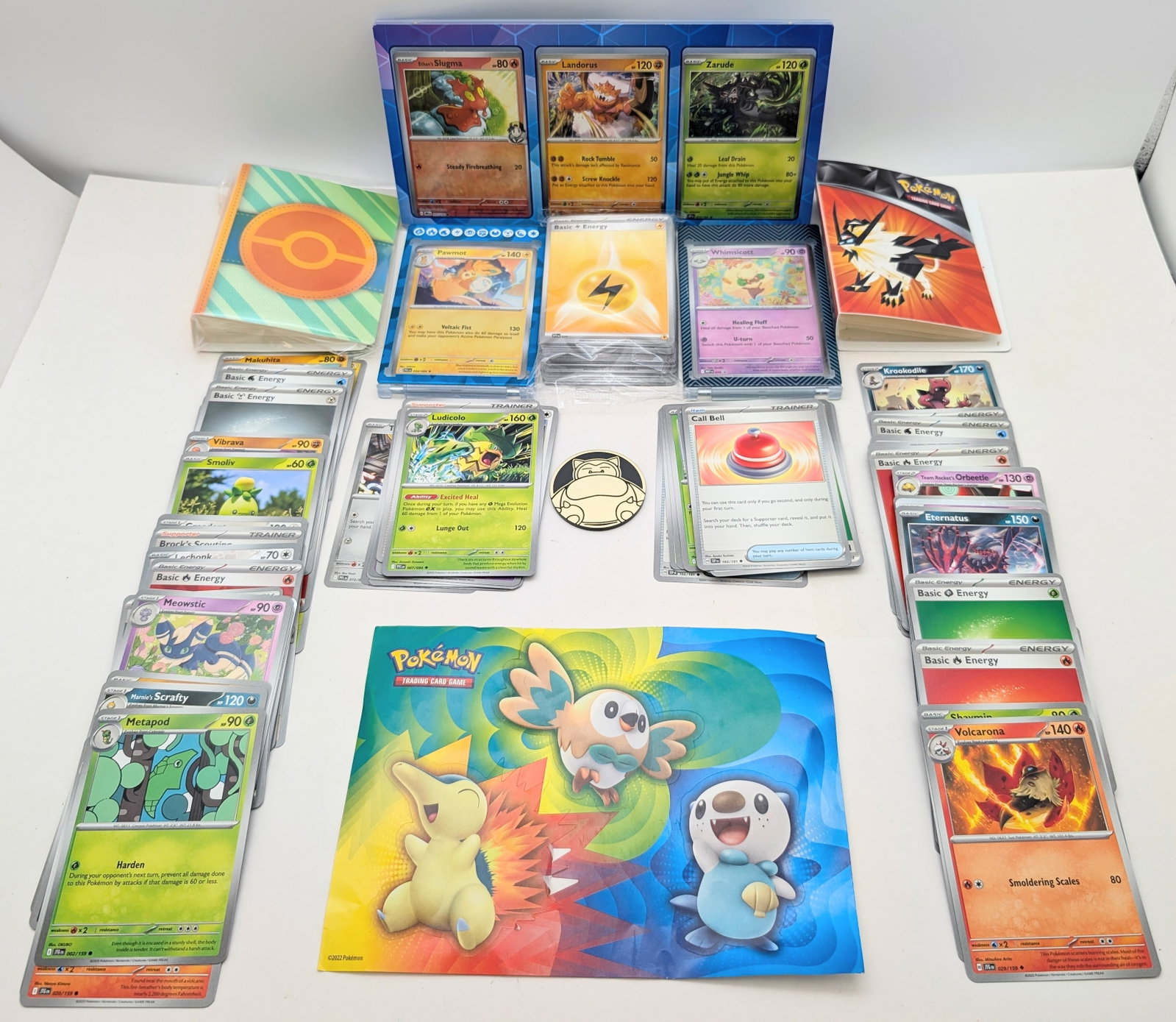 Large Lot of Pokemon Cards, Mini Portfolios & Some Cases - 2