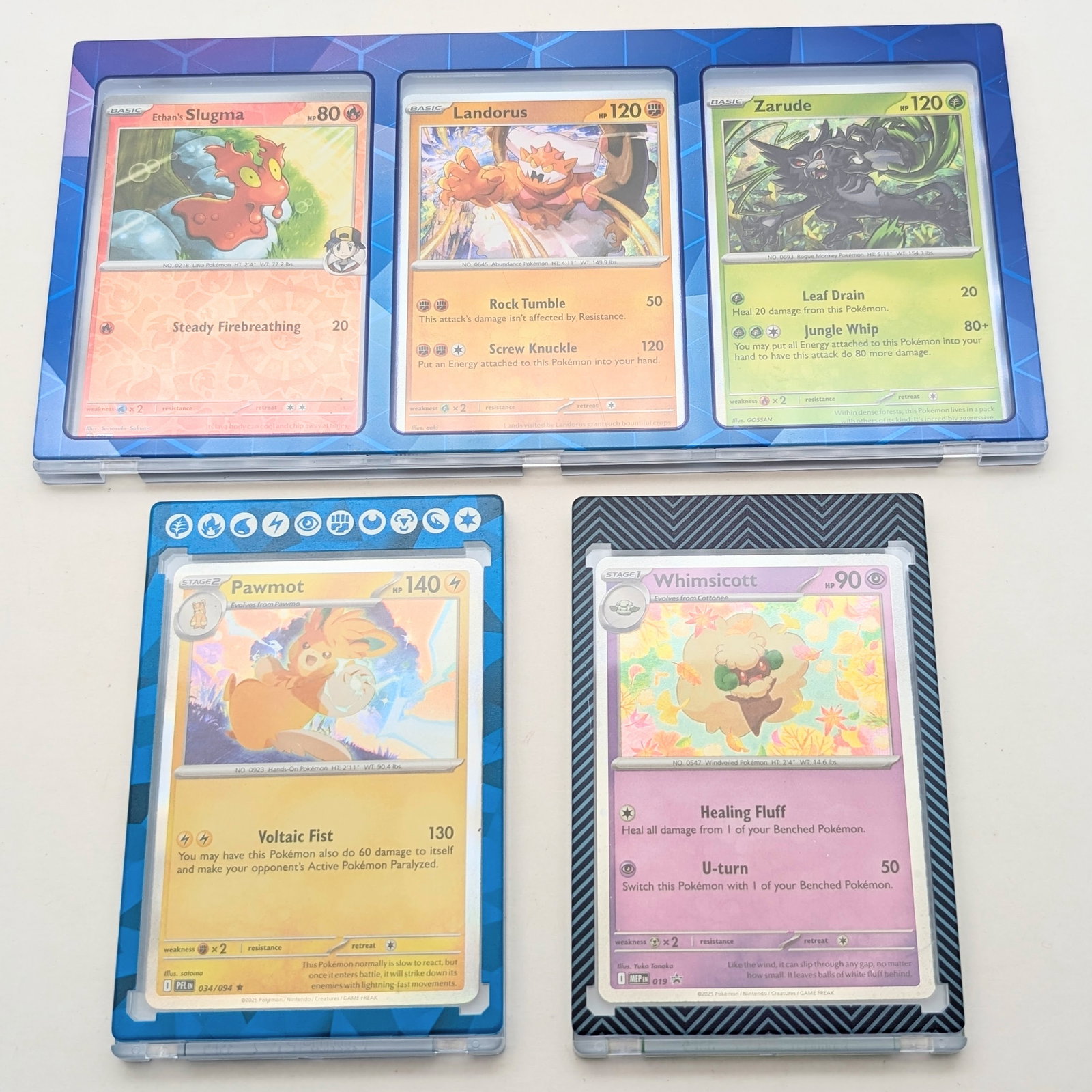 Large Lot of Pokemon Cards, Mini Portfolios & Some Cases - 5