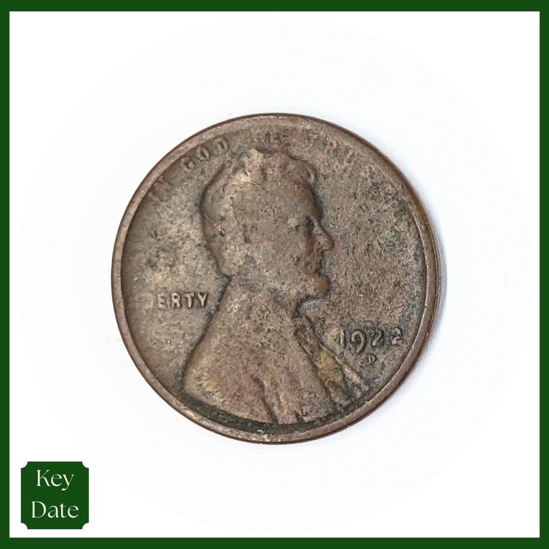 1922-D Wheat Cent - KEY Date (1 of 3)