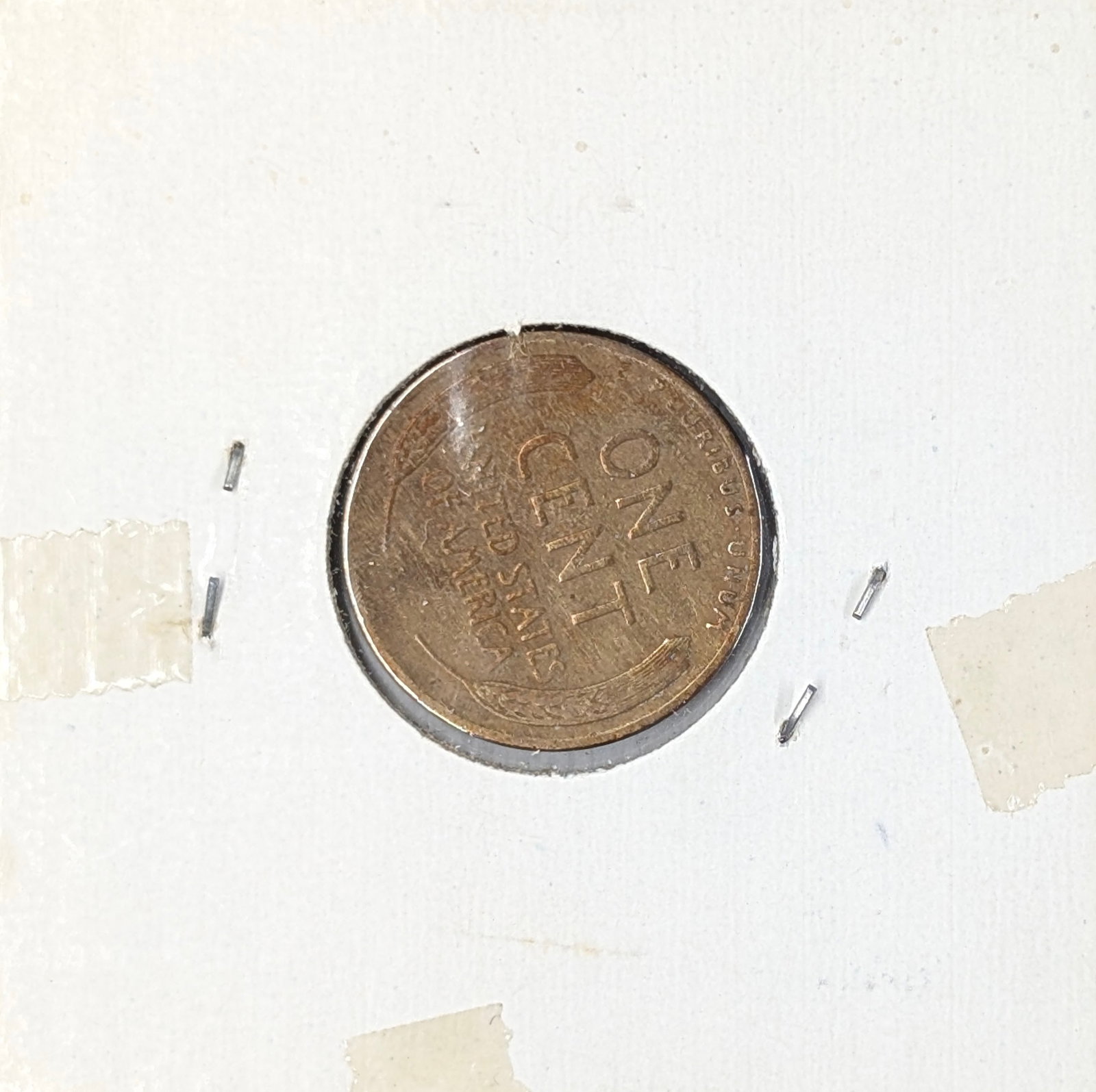 1930 Wheat Cent - ERROR Brass Streaked - 2