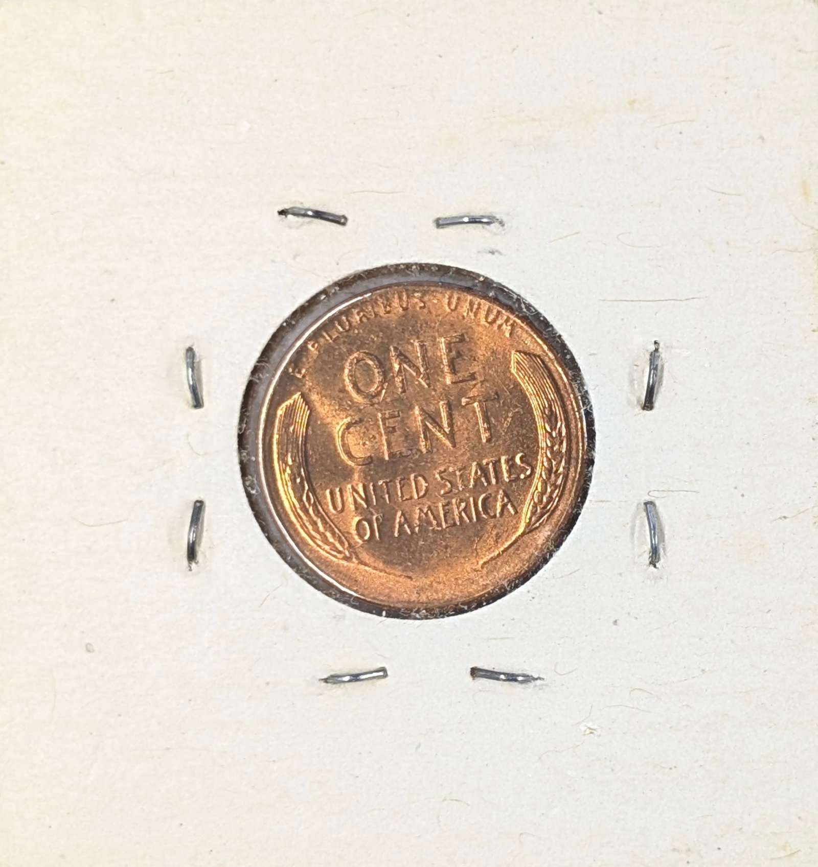 1954-S Wheat Cent - ERROR 'BIE' - 2