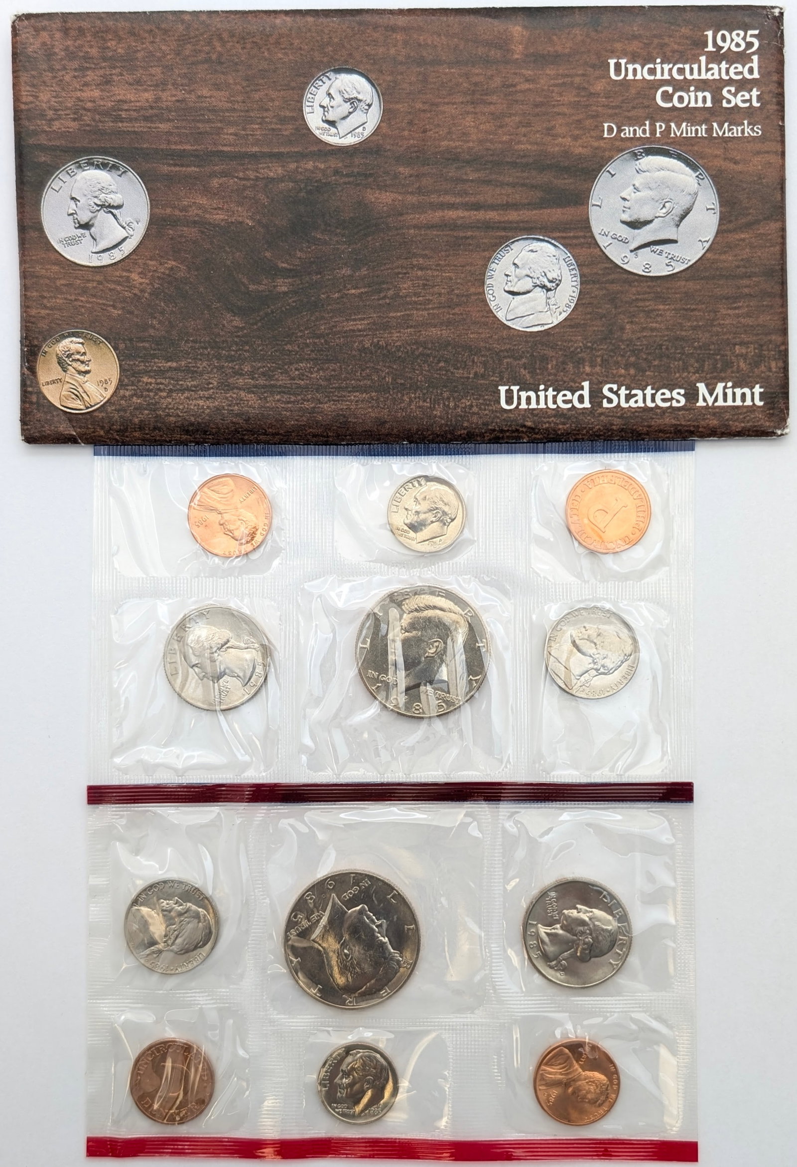 1985 US Mint Uncirculated Coin Set (1 of 2)