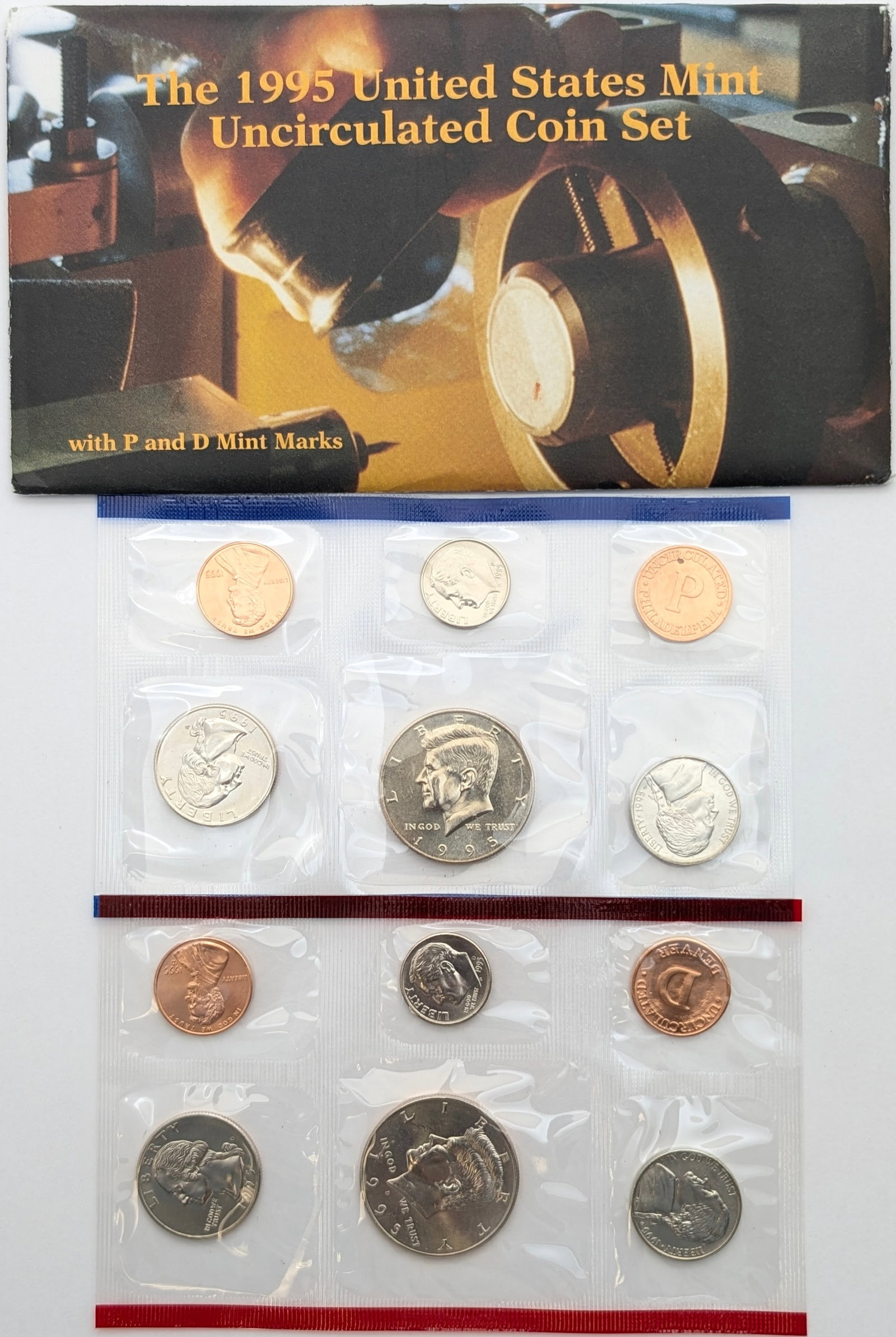 1995 US Mint Uncirculated Coin Set: Coin