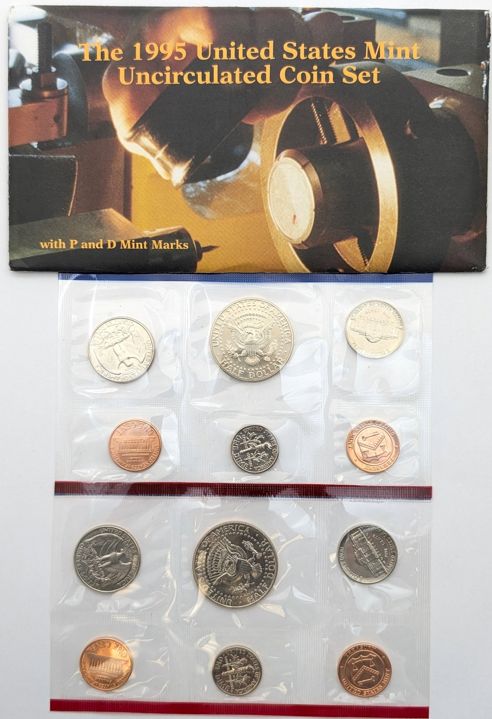 1995 US Mint Uncirculated Coin Set - 2