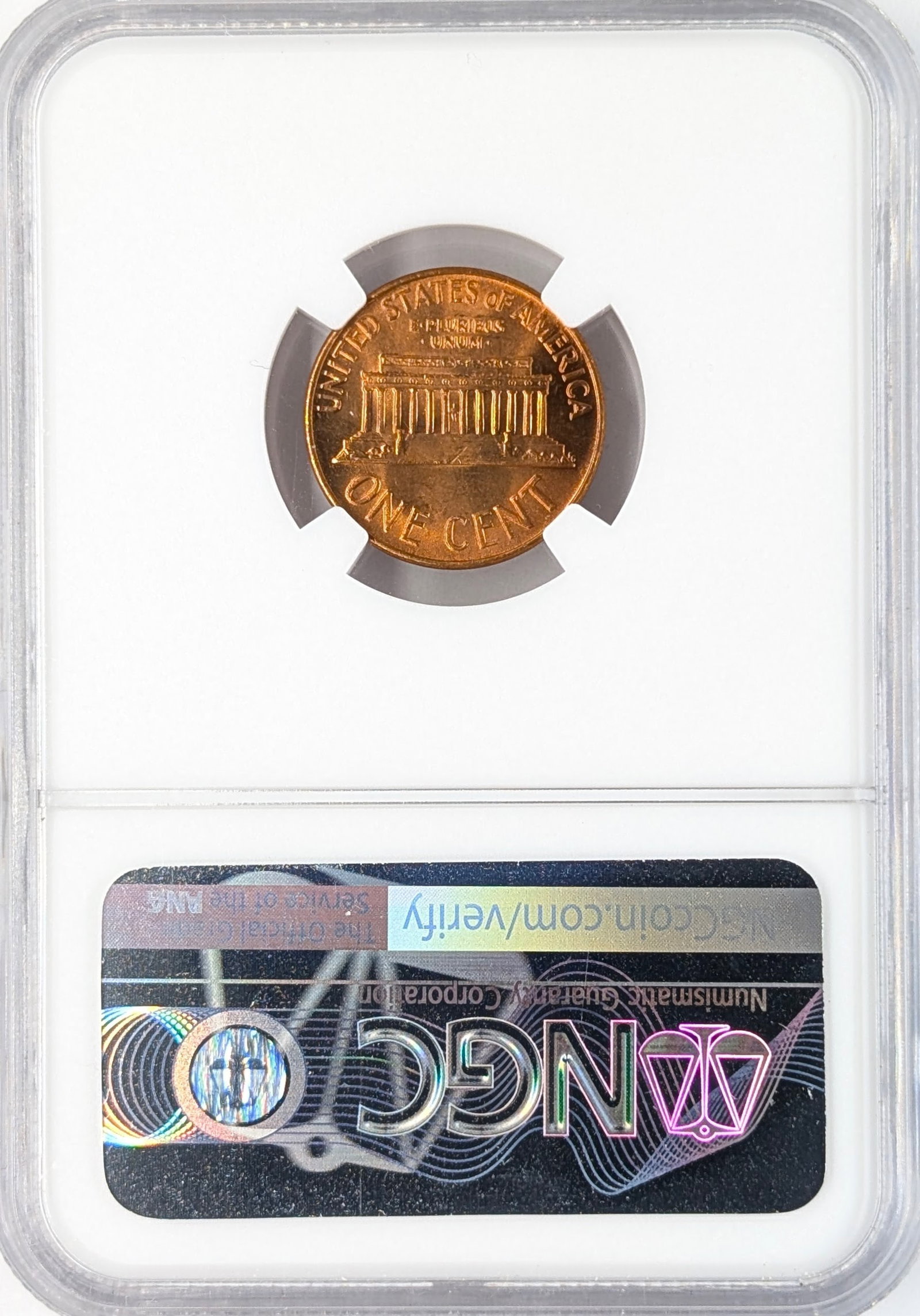 NGC 1960 MS66 RD Lincoln Cent - Large Date - 2