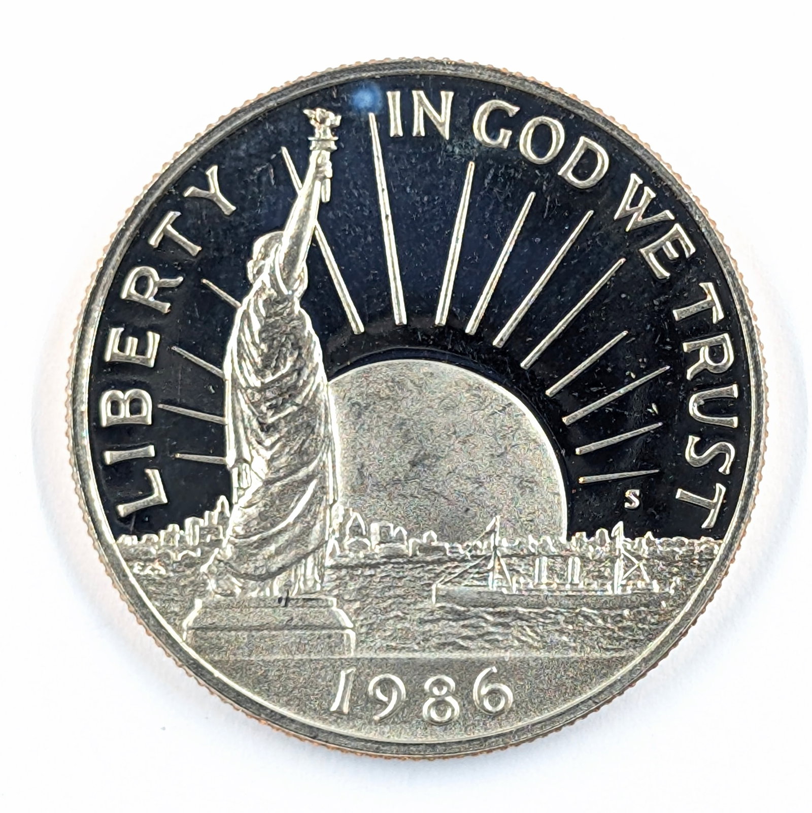 1986-S Statue of Liberty Half Dollar Proof: Coin