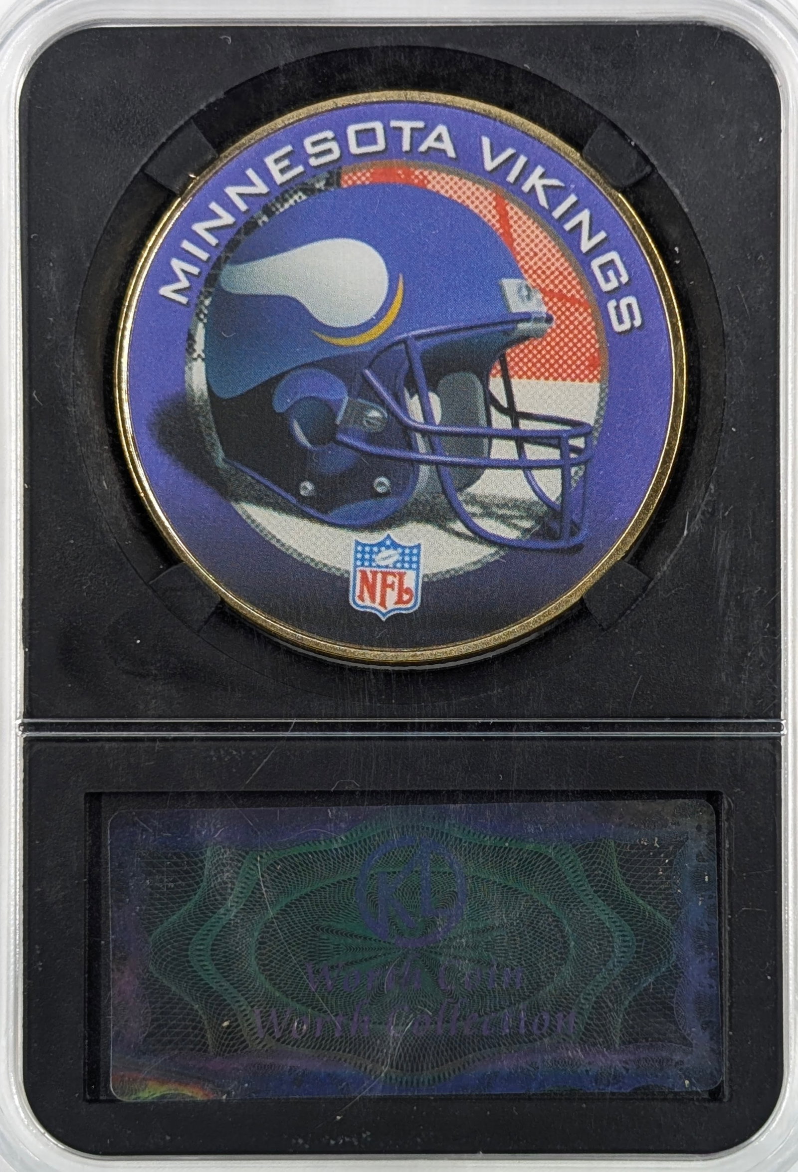 Minnesota Vikings NFL Commemorative Medal in Case: Medal
