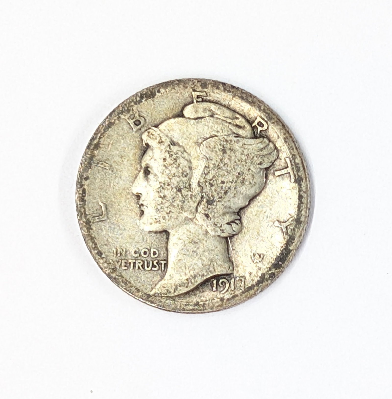 1917-D Silver Mercury Dime (1 of 2)