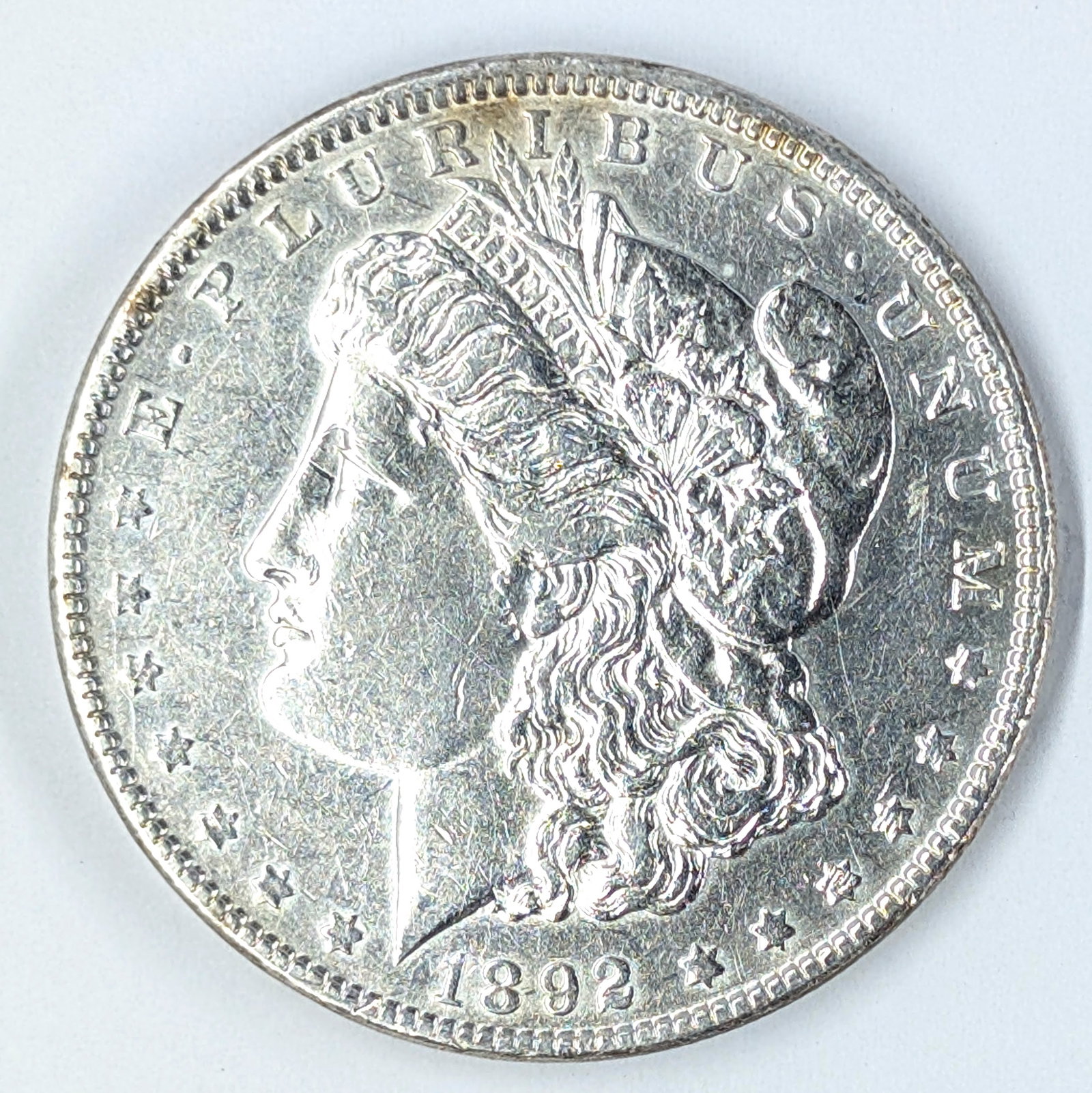 1892 Morgan Silver Dollar: Silver