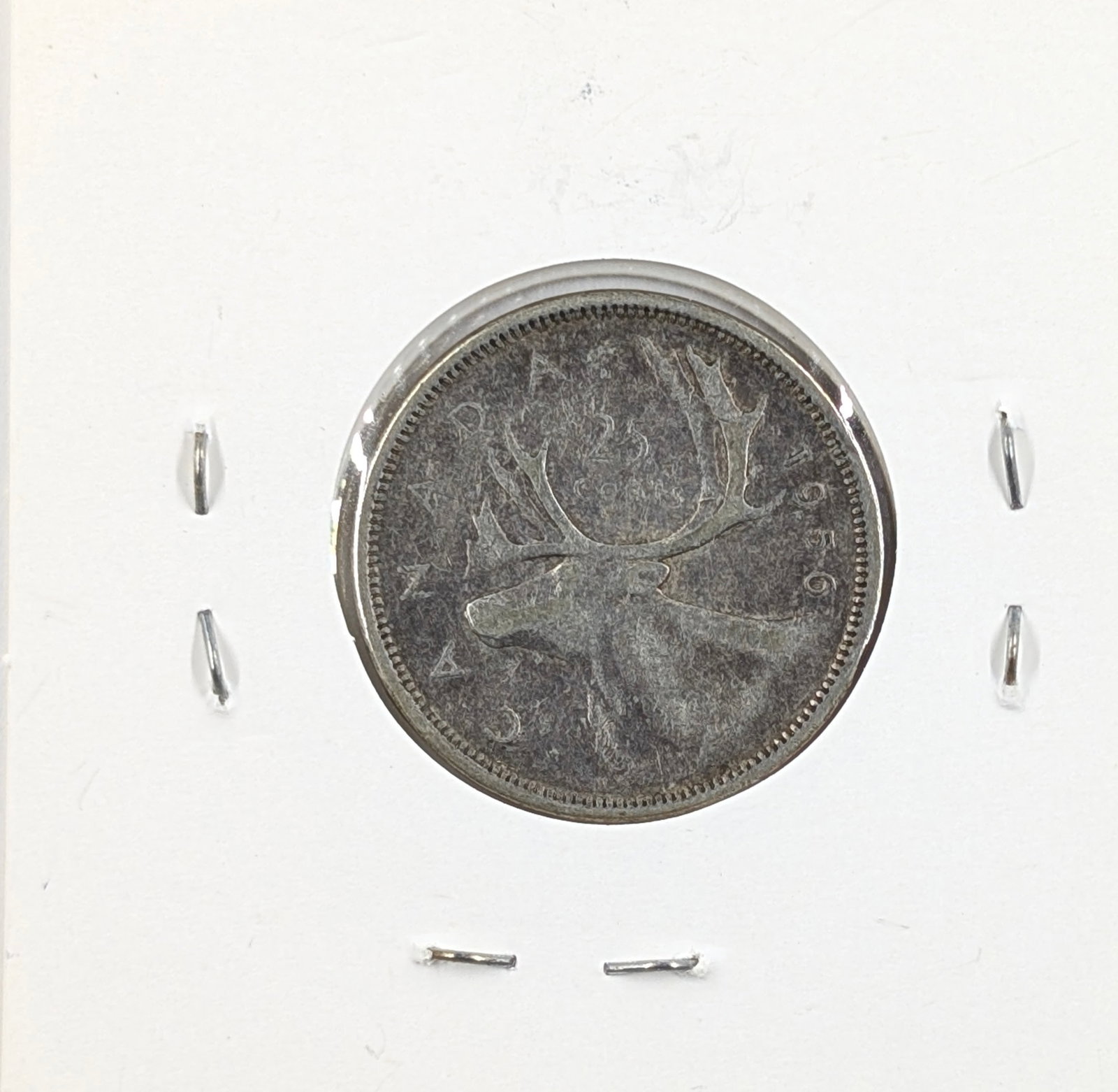 1956 Silver Canadian Quarter (1 of 2)