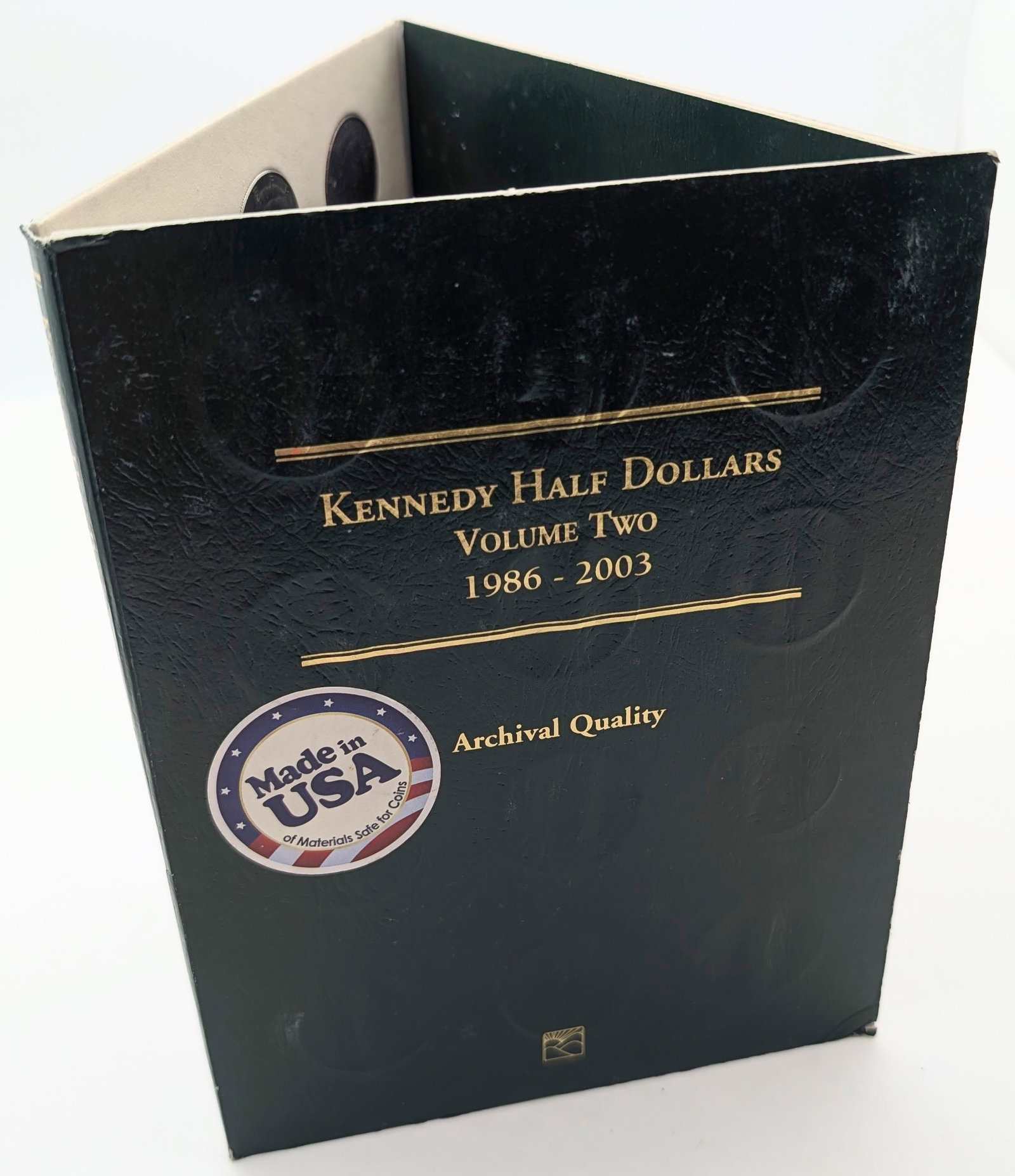 Littleton John F Kennedy Half Dollar 1986-2003 Book w/ 36 Halves: Coin