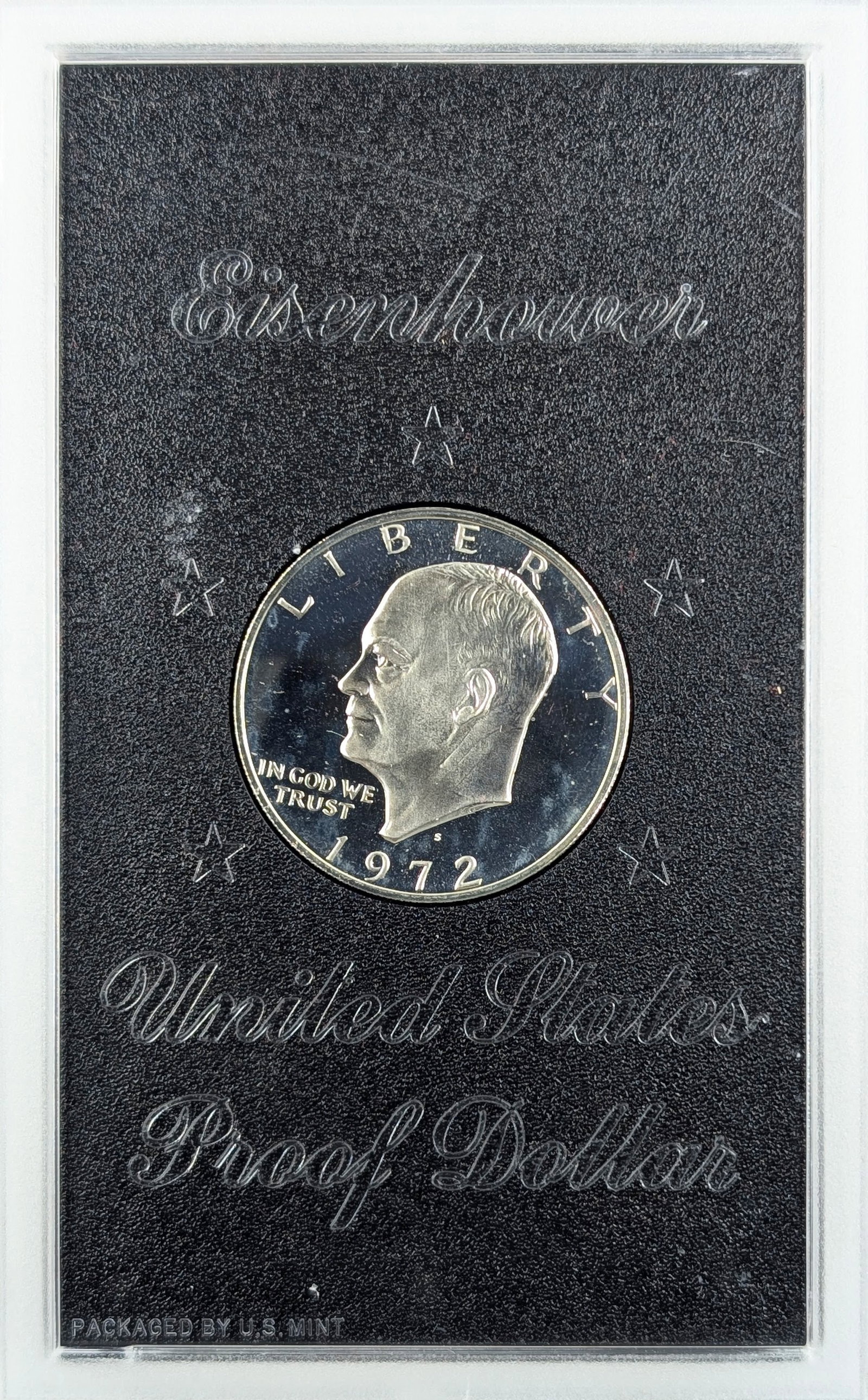 1972-S Eisenhower " Ike" Proof Silver Dollar: Silver