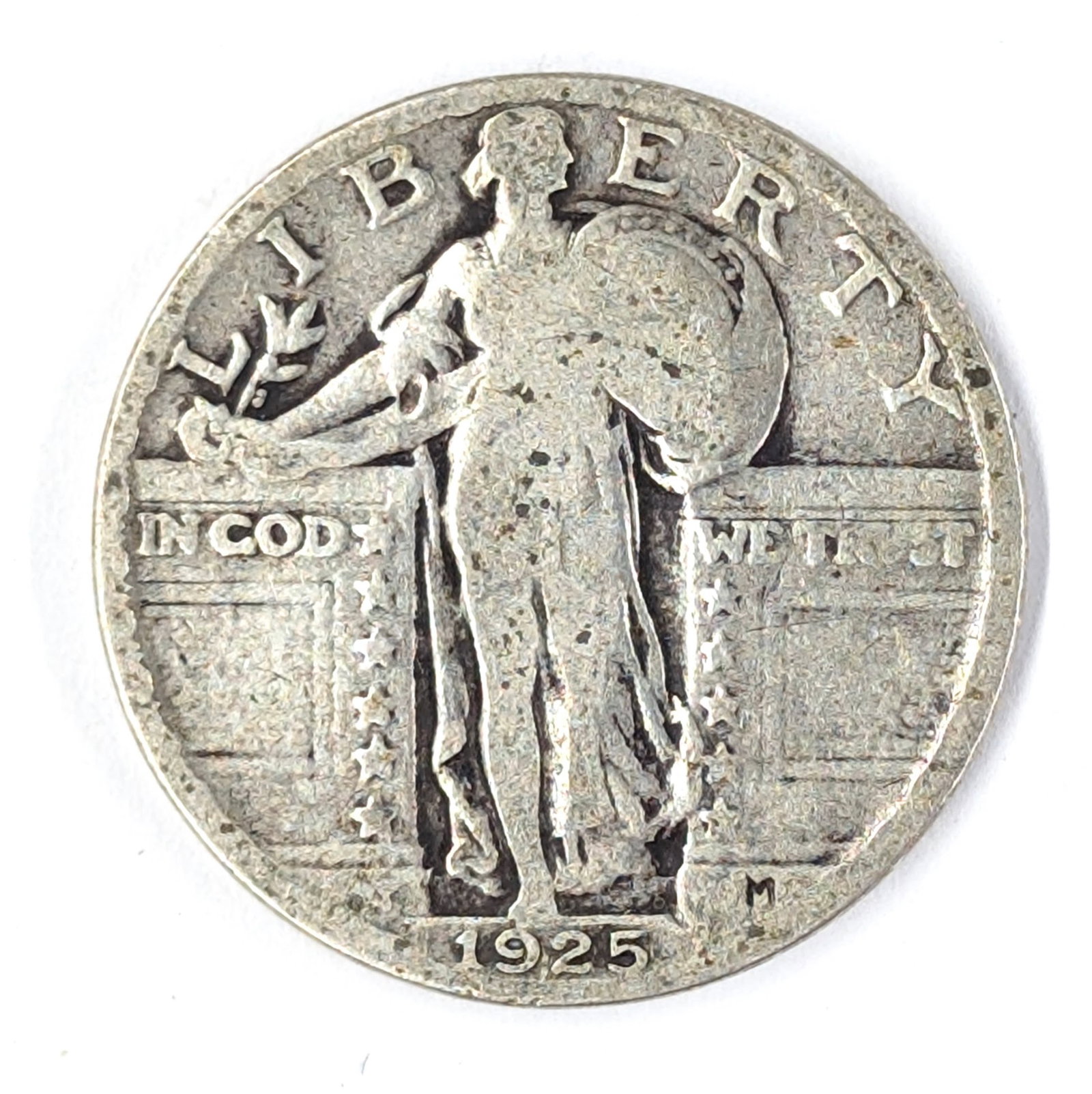 1925 Silver Standing Liberty Quarter (1 of 2)