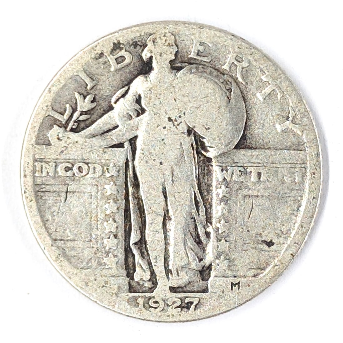 1927 Silver Standing Liberty Quarter: Silver