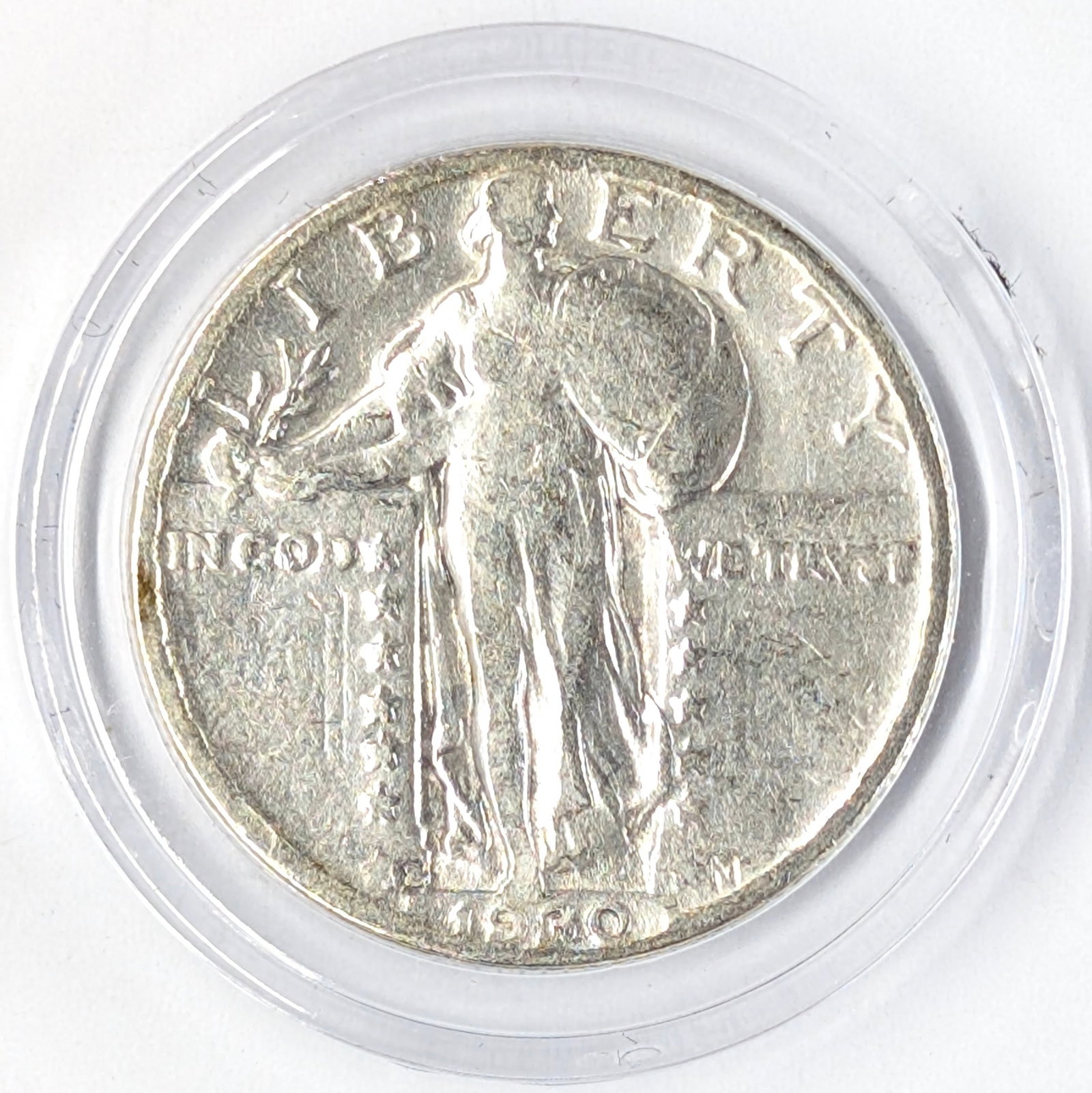 1930-S Silver Standing Liberty Quarter: Silver
