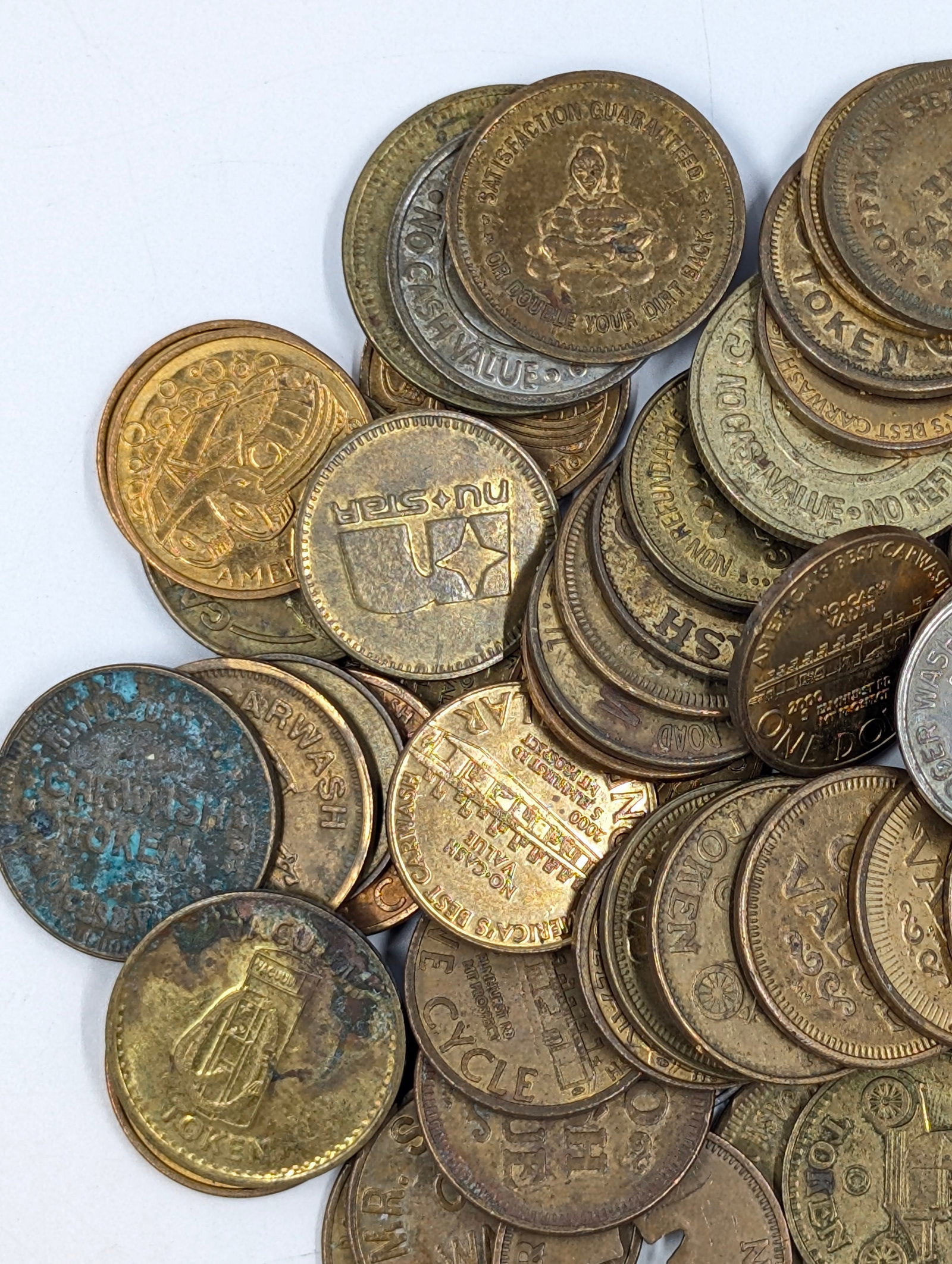 Large Lot of Car Wash Tokens - 2