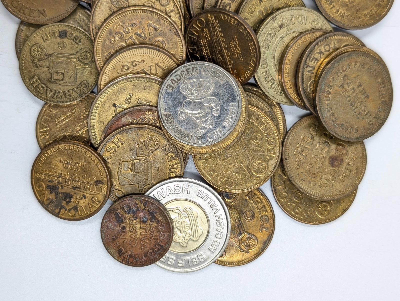 Large Lot of Car Wash Tokens - 3