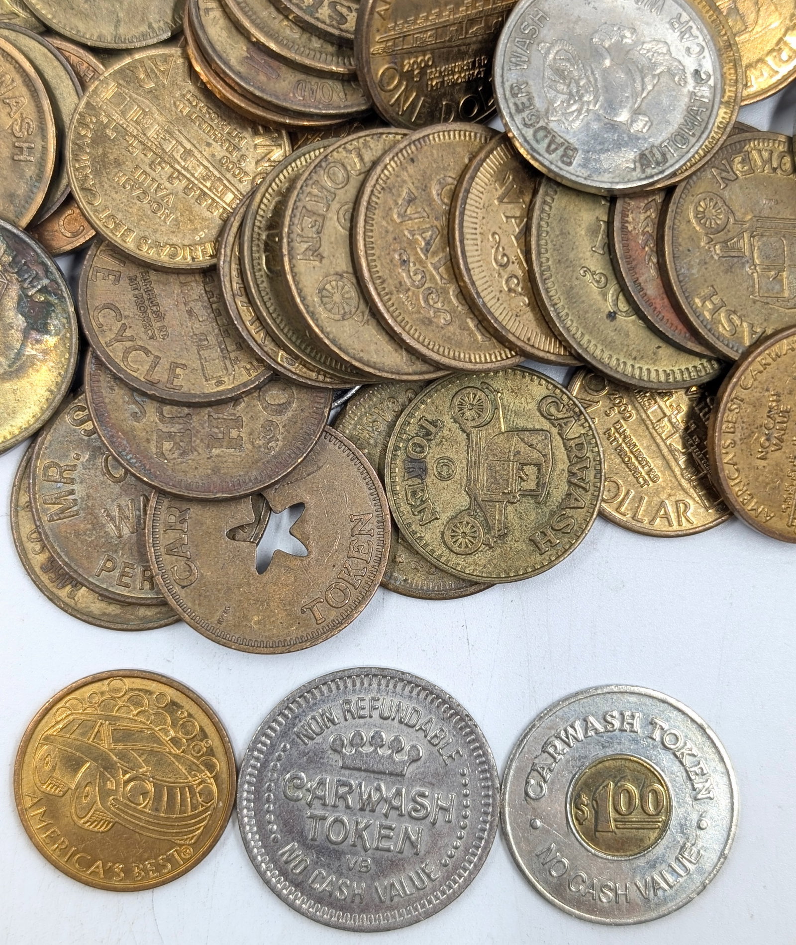 Large Lot of Car Wash Tokens - 4