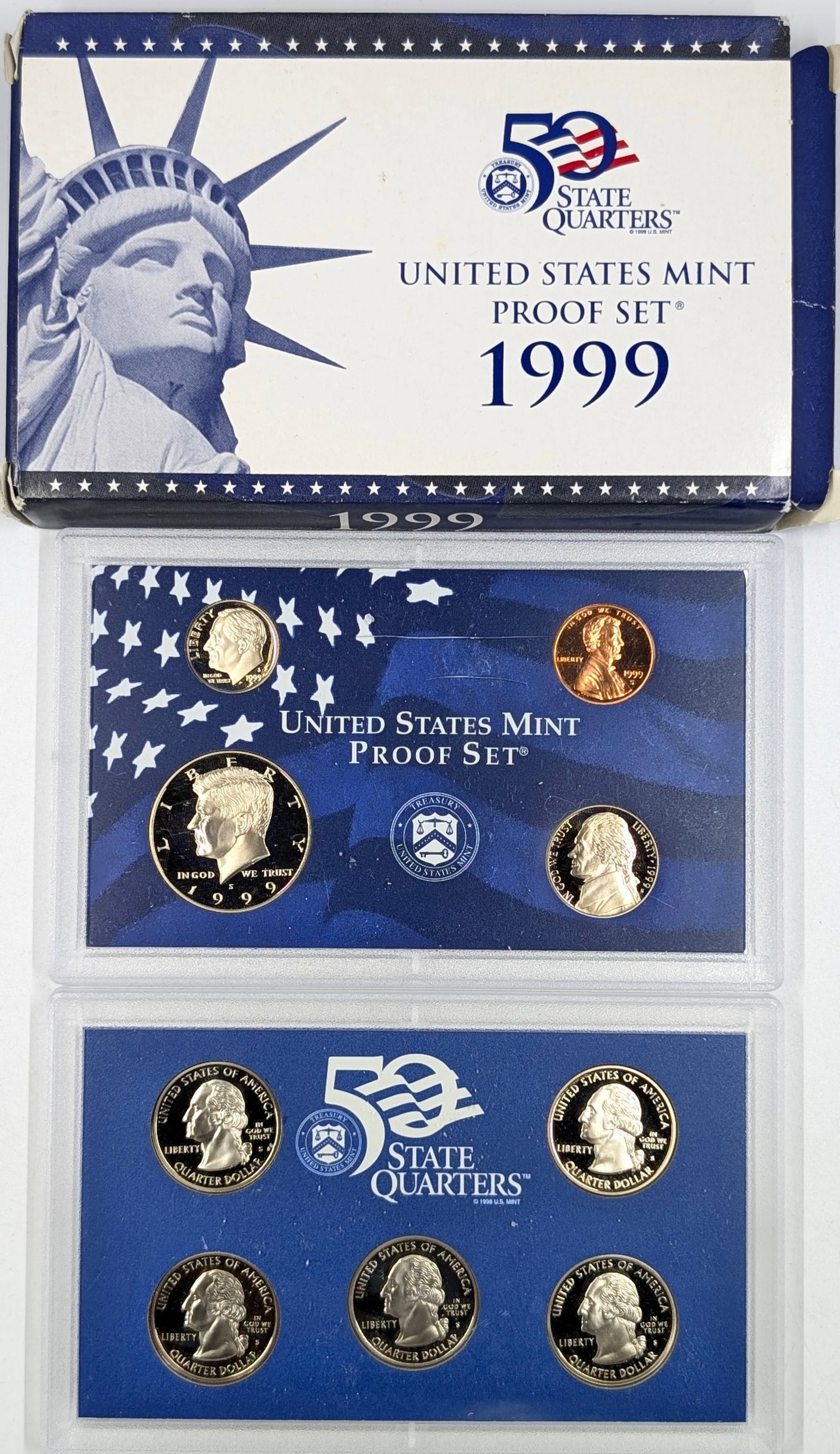 1999 US Mint Proof Set w/ COA (1 of 3)